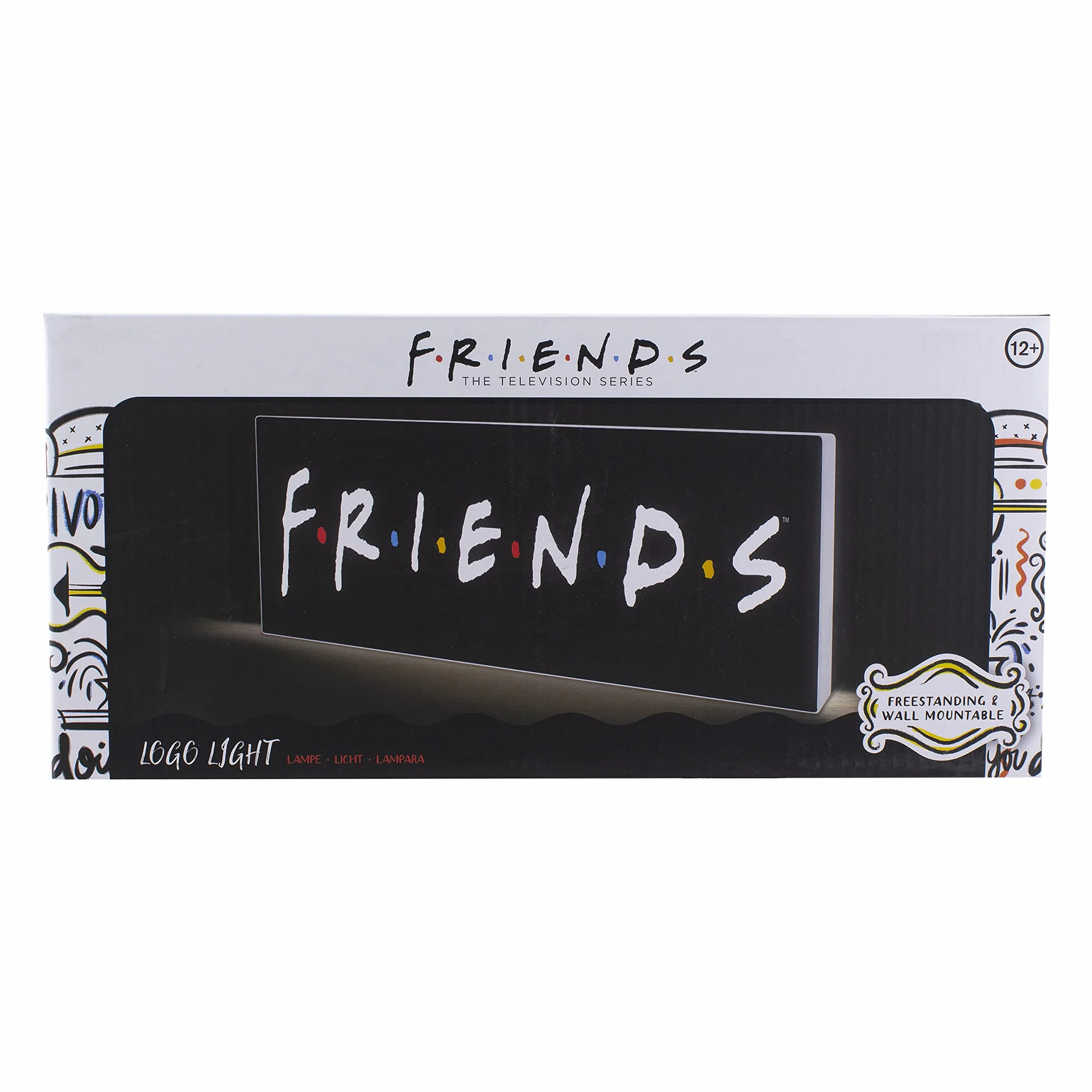 Luce Logo FRIENDS Alimentazione USB o a Batterie, Decorazione e Regalo per Fan