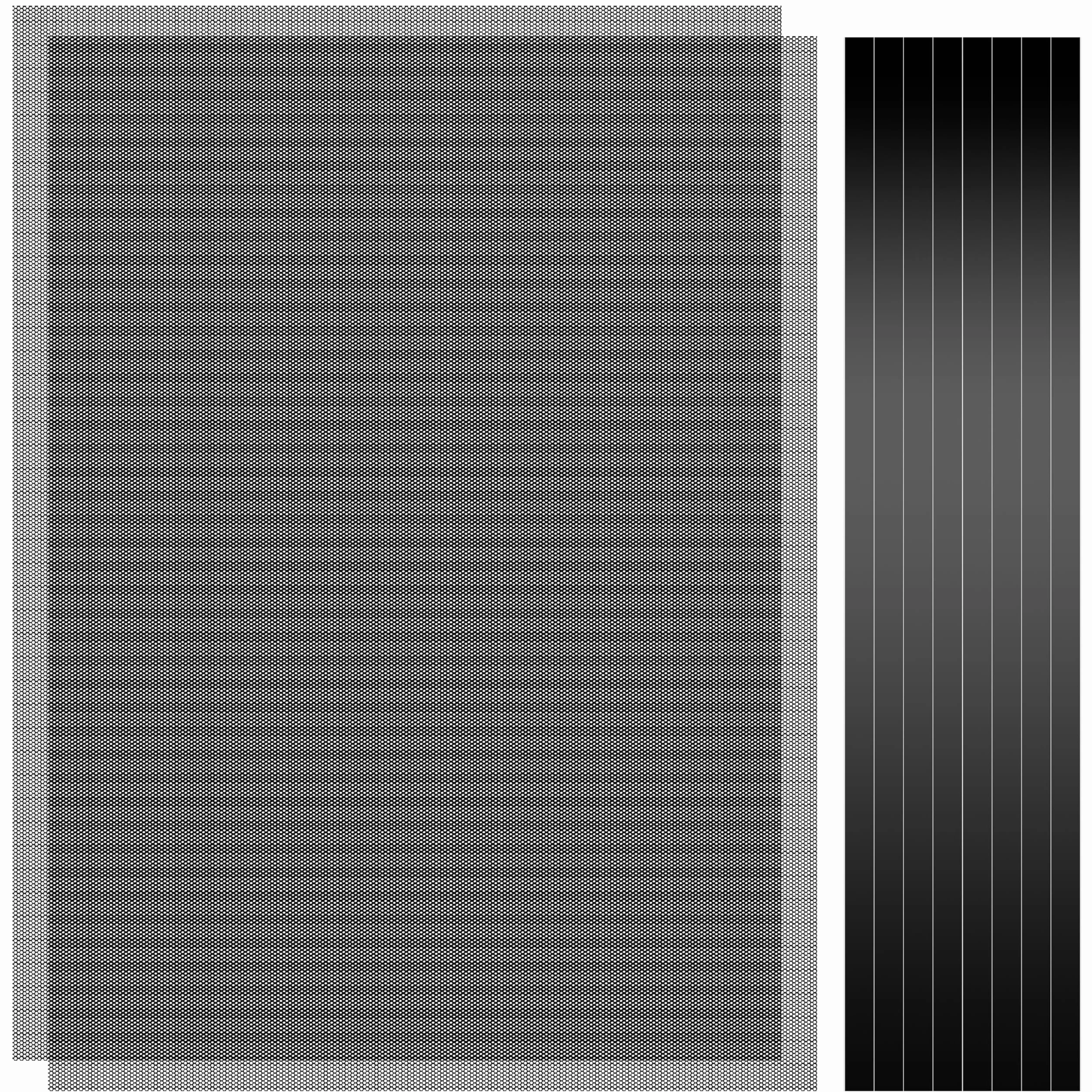 Filtro Antipolvere PC, 400 x 300 mm Filtro a Rete Antipolvere in PVC, DIY PC Case Polvere Mesh con Striscia Magnetica, Polvere Ventola di Raffreddamento per Computer- 2 Pezzi