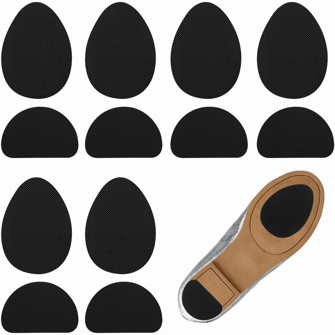 Paia di Cuscinetti per il Tallone Delle Scarpe, Tacchi in Gomma Riparazione, Kit Antiscivolo