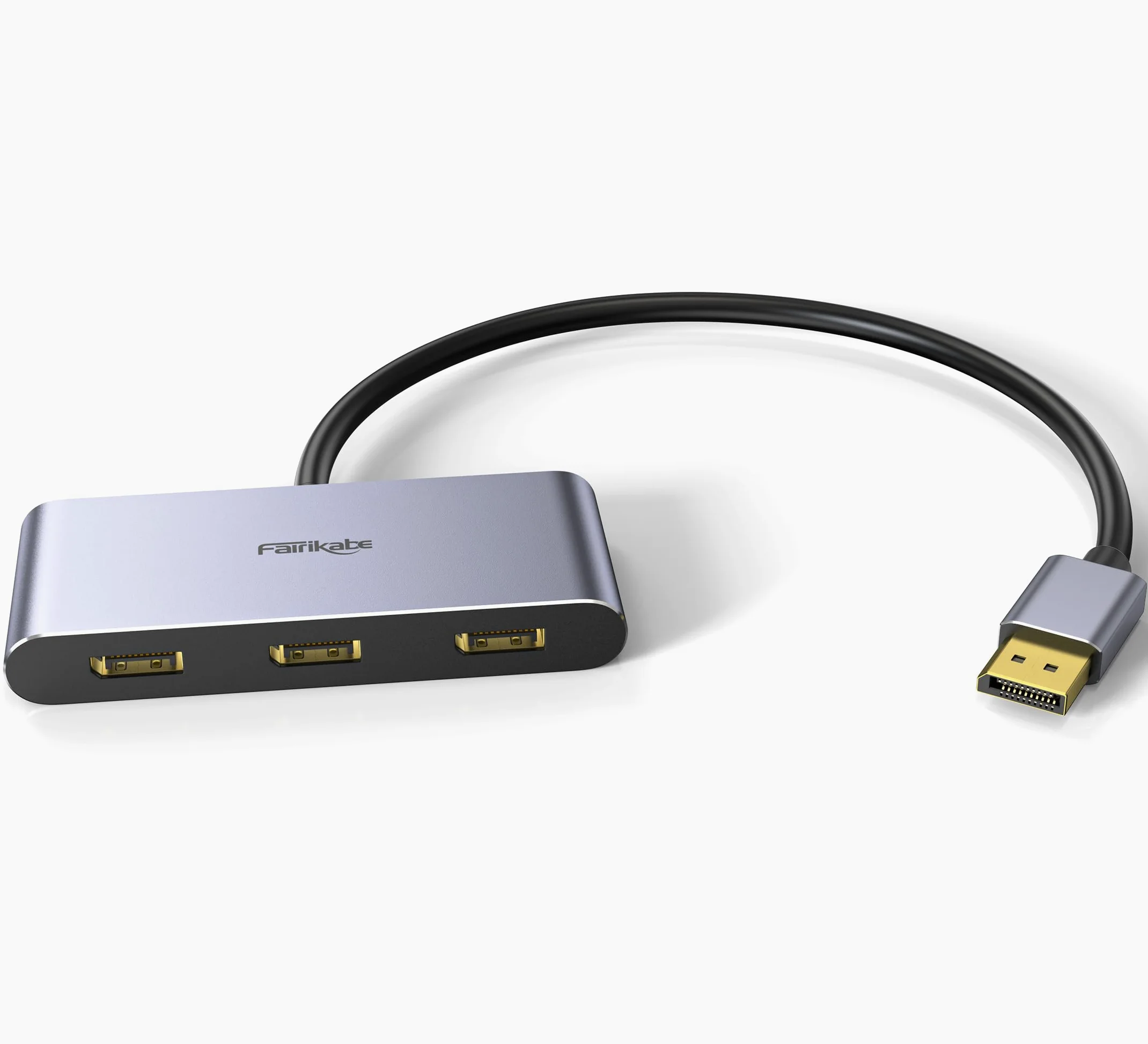 Splitter DisplayPort 1.4 a 3 porte - DisplayPort MST Hub Monitor Splitter | Supporta single 8K, Dual 4K 120Hz, 60Hz e 1080p 60Hz - Solo Windows