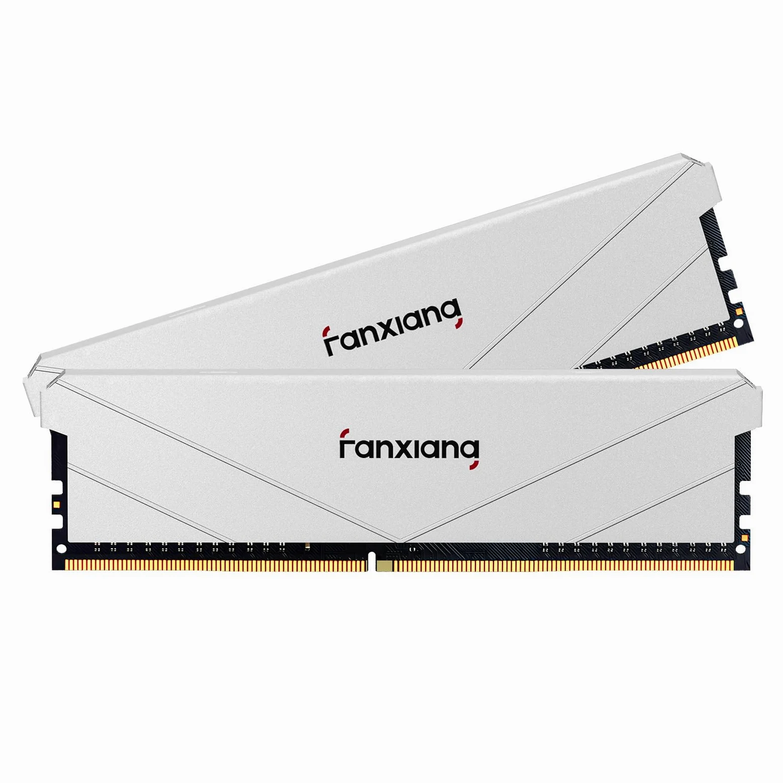 fanxiang Memoria RAM DDR4 16GB (2x8GB) 3200MHz CL16 1,35V | XMP 2.0 Compatibile con AMD e Intel, Dissipatore Alluminio, UDIMM 288 Pin, Memoria per Desktop, Non-ECC, Argento
