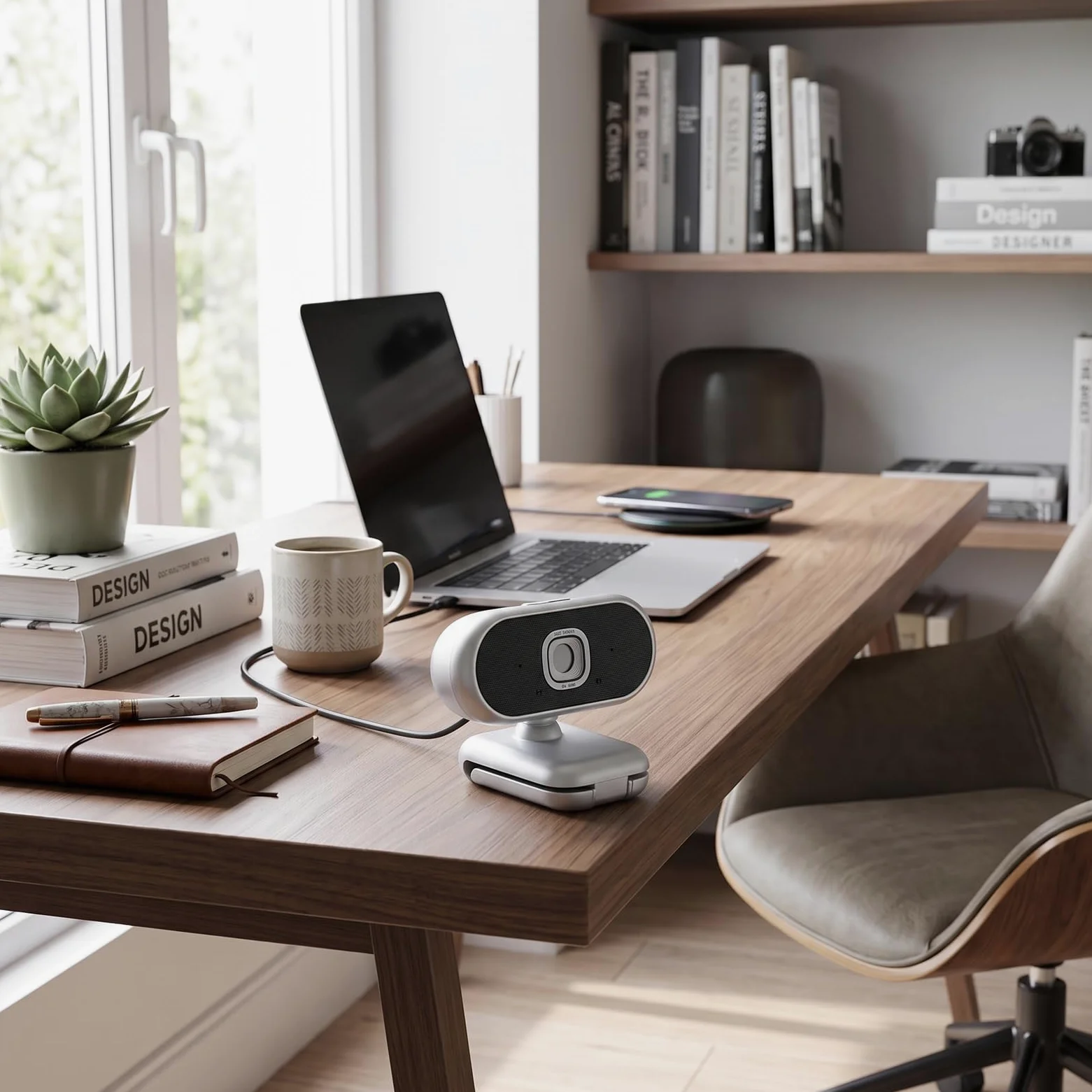 Tangxi Copertura per la Privacy della Webcam USB con Messa a Fuoco | Webcam 4K HD con Messa a Fuoco Automatica, USB Plug-and-play, Copertura Privacy, Ideale per Videochiamate su Desktop e Laptop