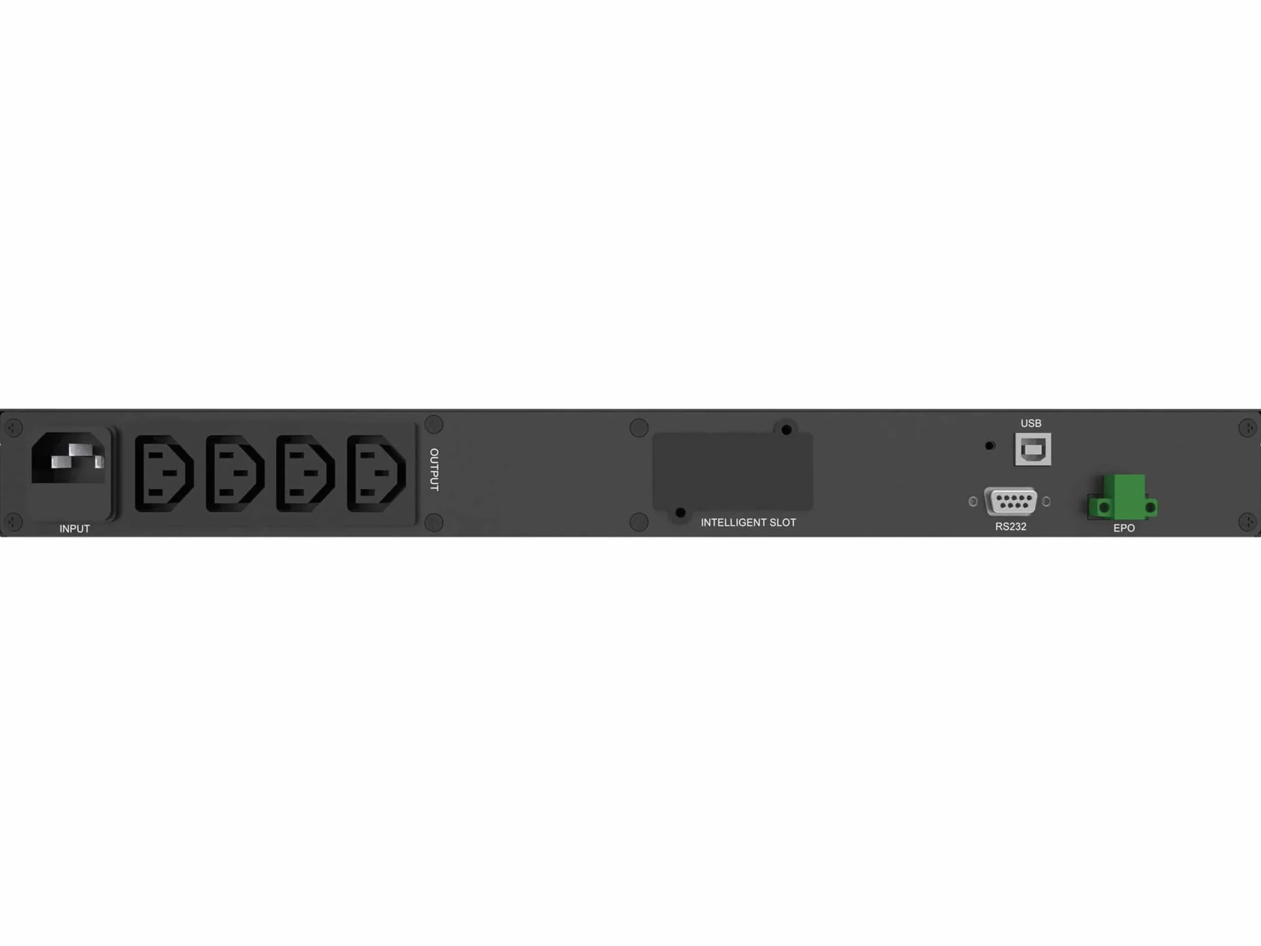 PowerWalker VI 500 R1U gruppo di continuità (UPS) 500 VA 4 presa(e) AC A linea interattiva