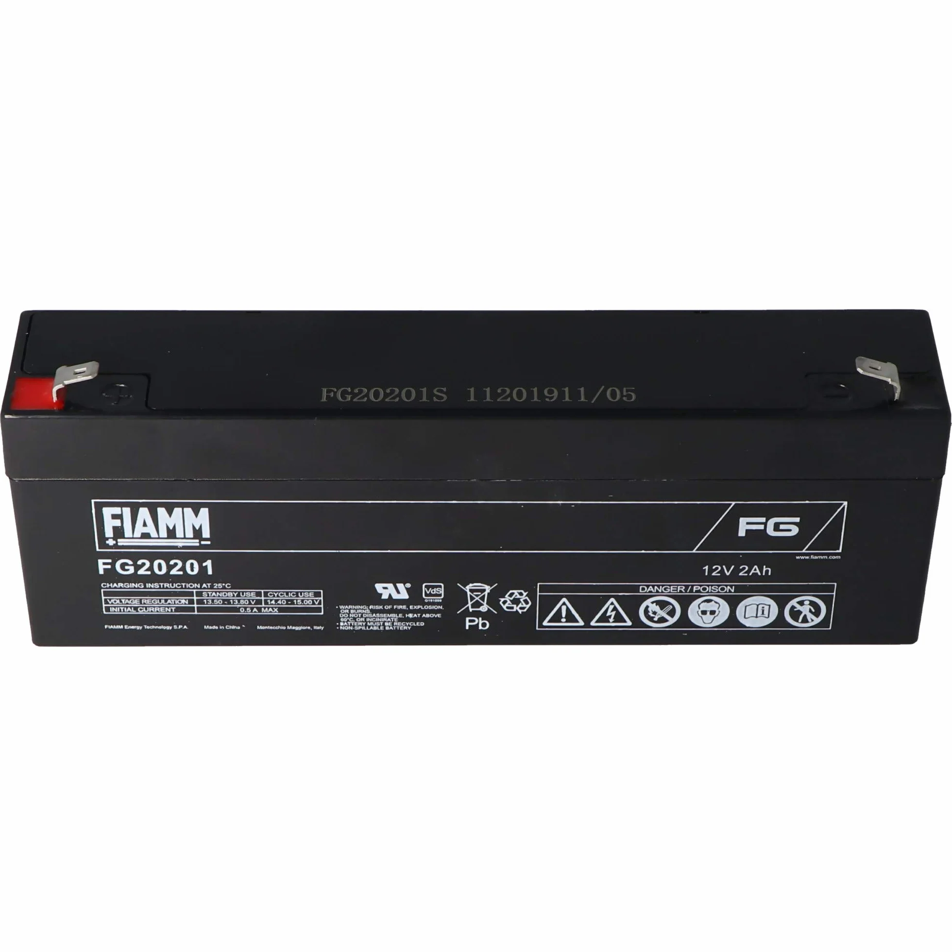 FIAMM FG20201 2Ah 12V batteria UPS