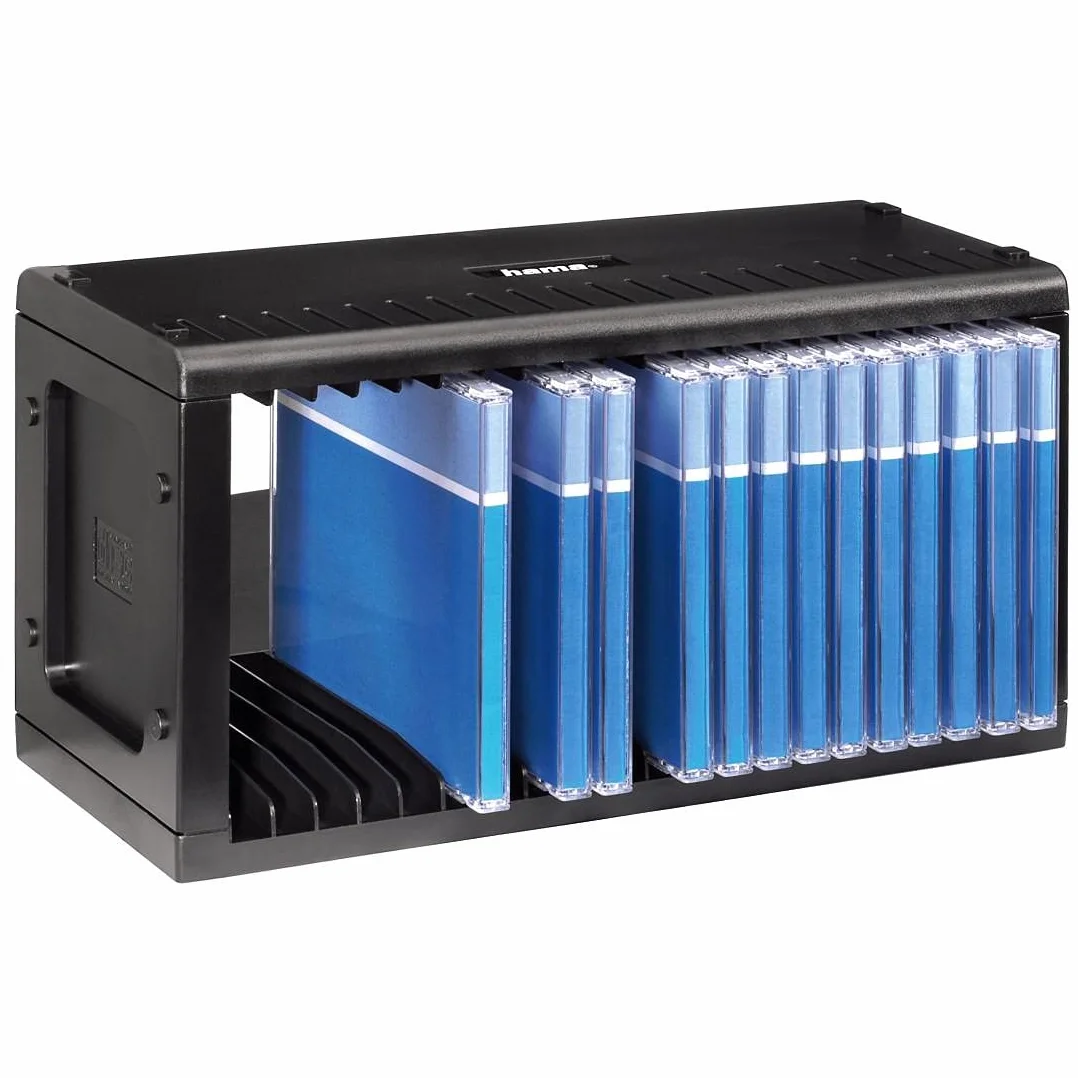 Hama Porta CD per 20 Dischi, Nero