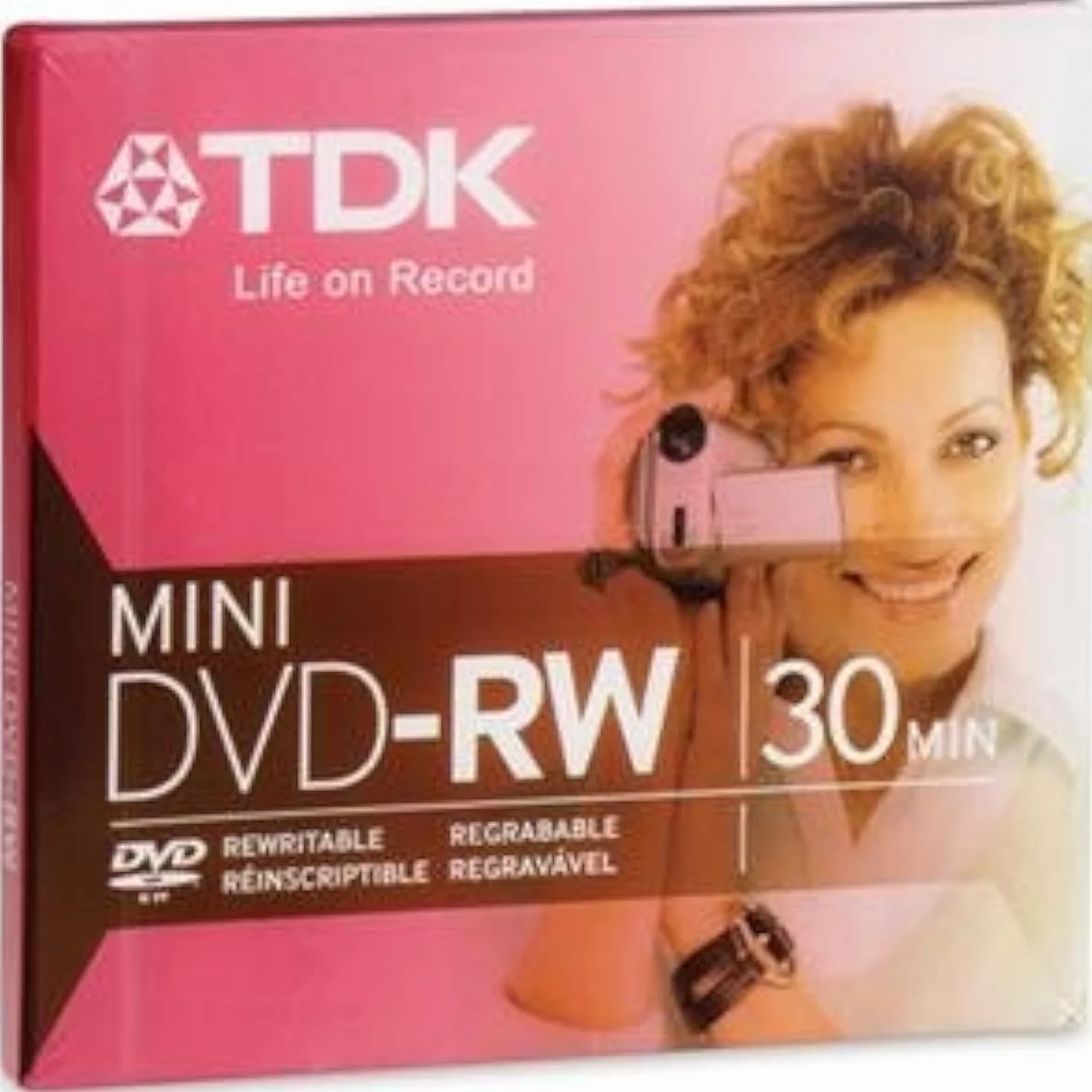 TDK Mini DVD-RW 30 minuti per videocamere DVD