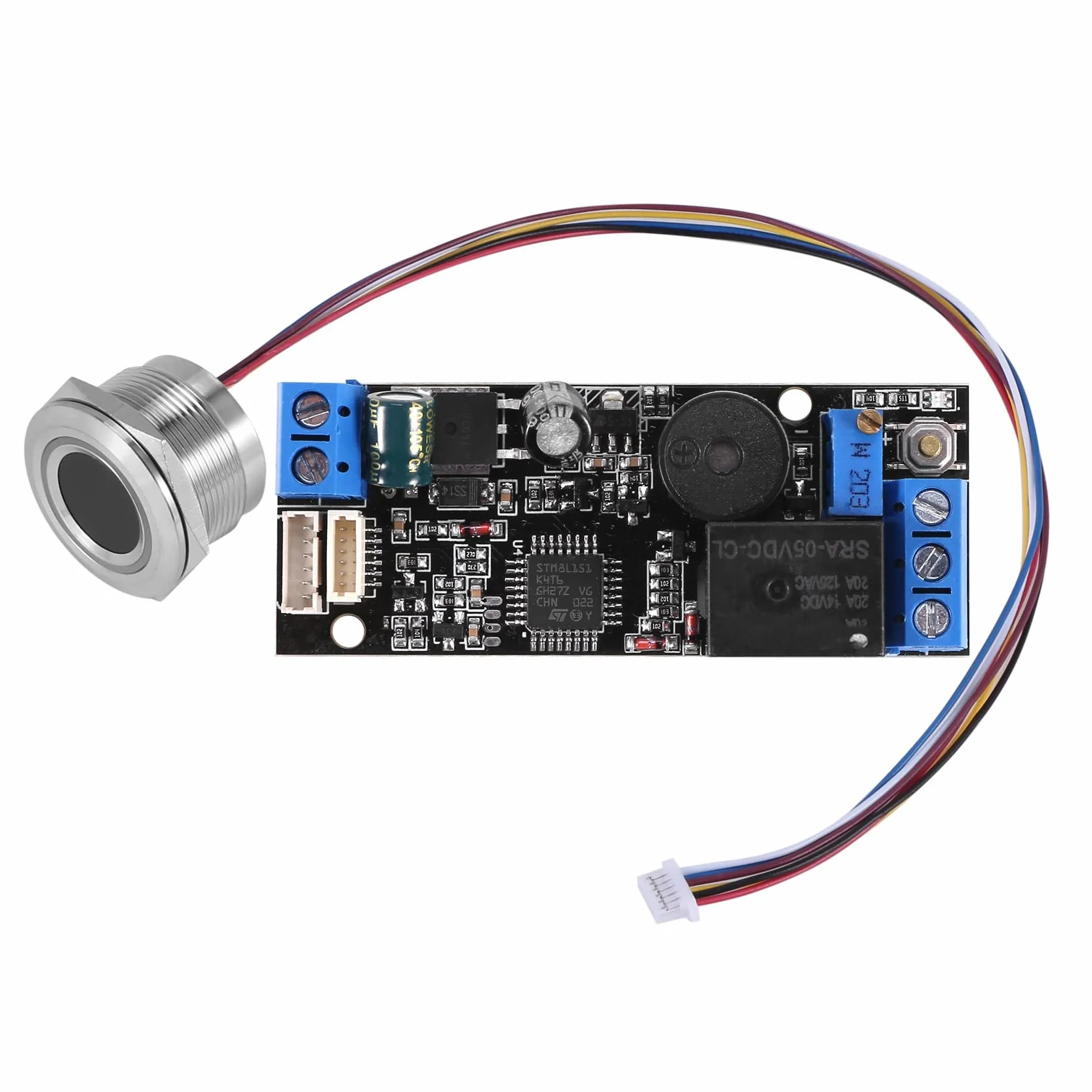 K202 DC12V Scheda di Controllo Impronte Digitali + R503 Modulo di Impronte Digitali Modulo di Riconoscimento Di Impronte Digitali Rotonde