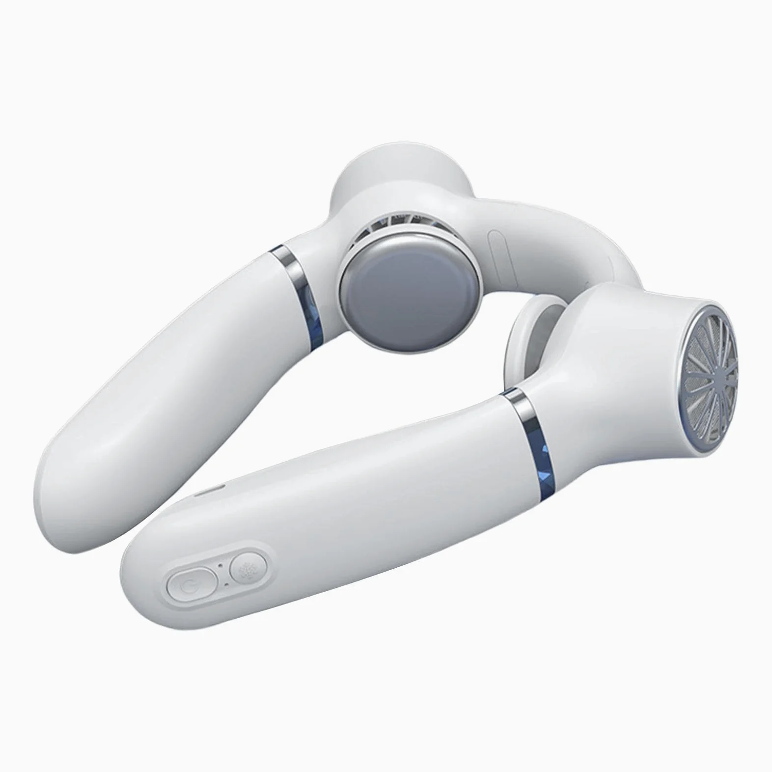 Gralara Ventilatore Portatile Collo 3 Livelli Regolabili Mini Ventilatore Personale Ricaricabile USB Design Ergonomico Silenzioso Materiale Robusto Adatto