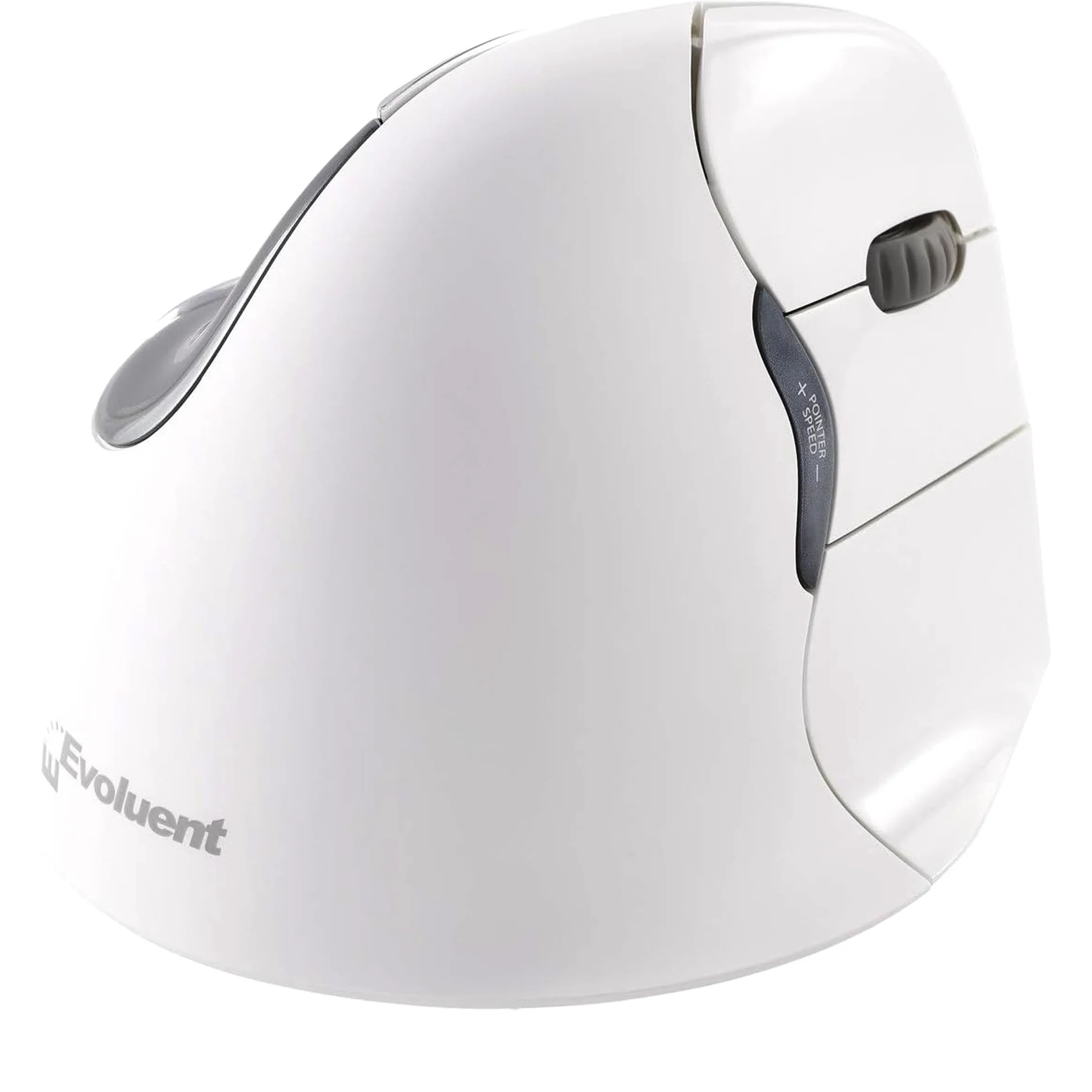 Evoluent Vertical Mouse per MAC Wireless, Bianco