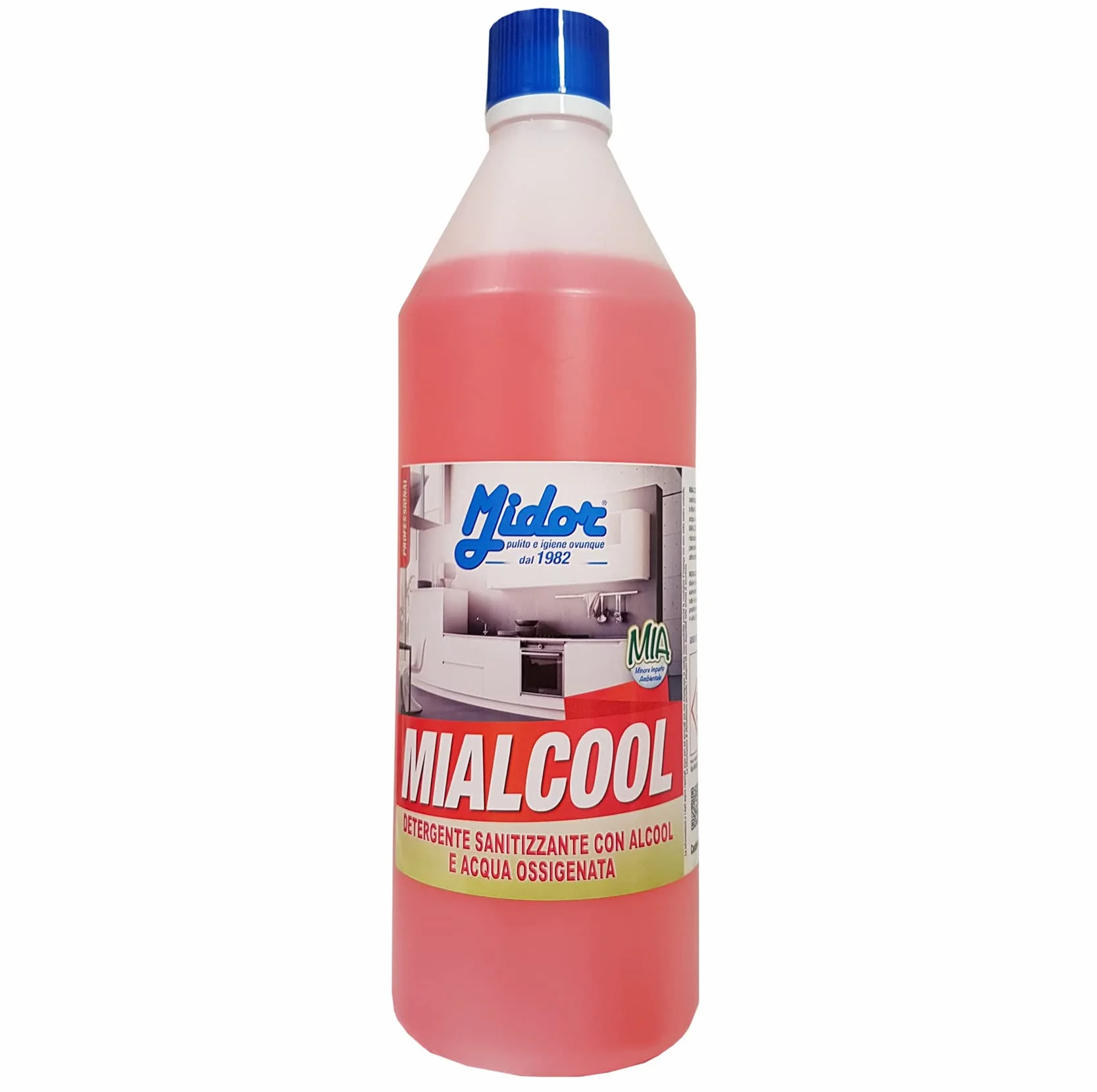 Midor Detergente Multiuso MIALCOOL 1kg 1000ml sgrassante igienizzante con Alcool