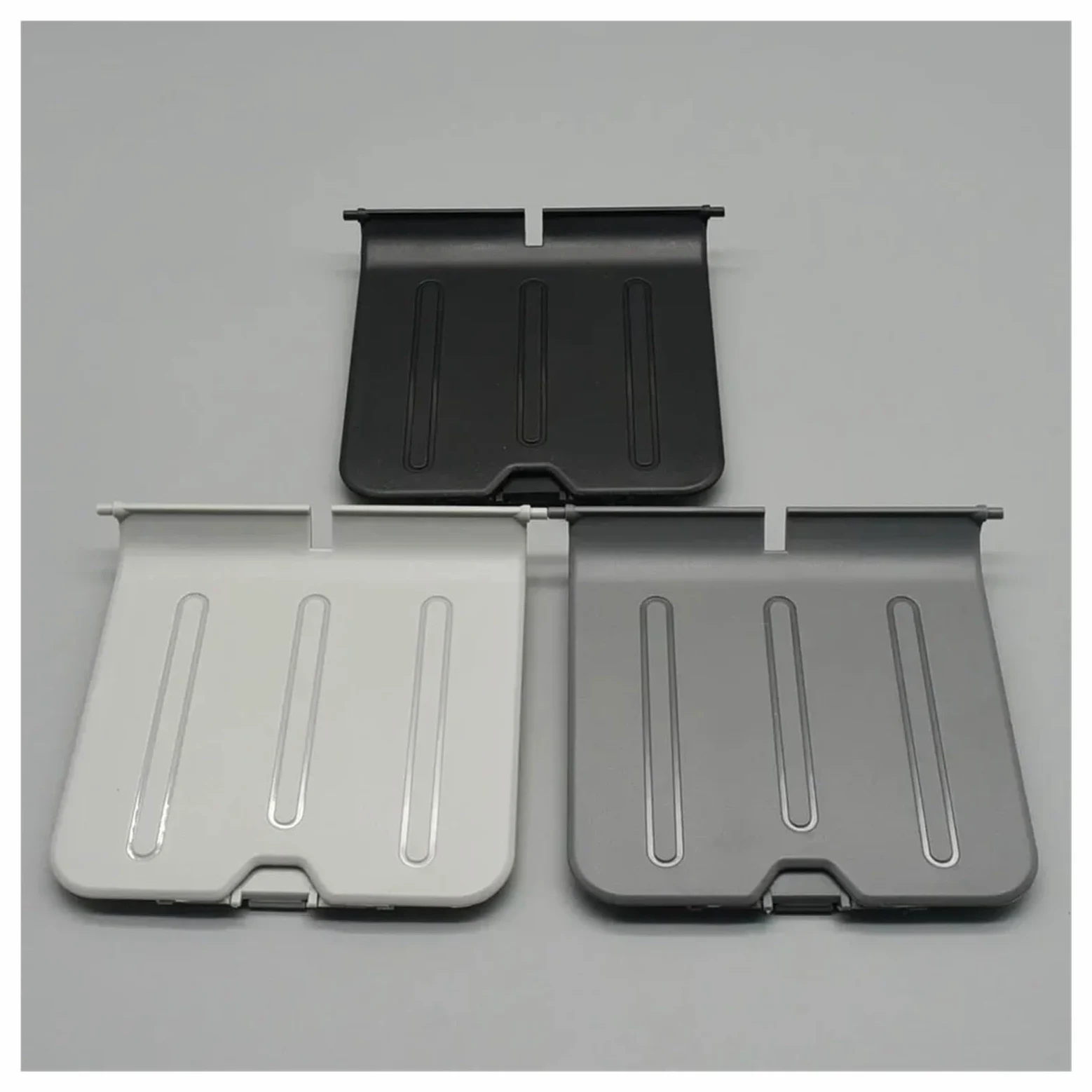 10X vassoio uscita carta, compatibile con HP, P1102 P1102 | P1005 P1006 P1007 P1008 P1100 P1106 P1108 P1607, RM1-6903-000(Dark Grey)