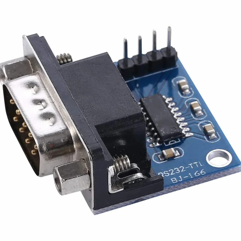 PENGLIN 5 pezzi MAX3232 3,3 V a 5 V DB9 maschio RS232 seriale da Prot a TTL convertitore radice connettore per Arduino Raspberry Pi e microcontrollore