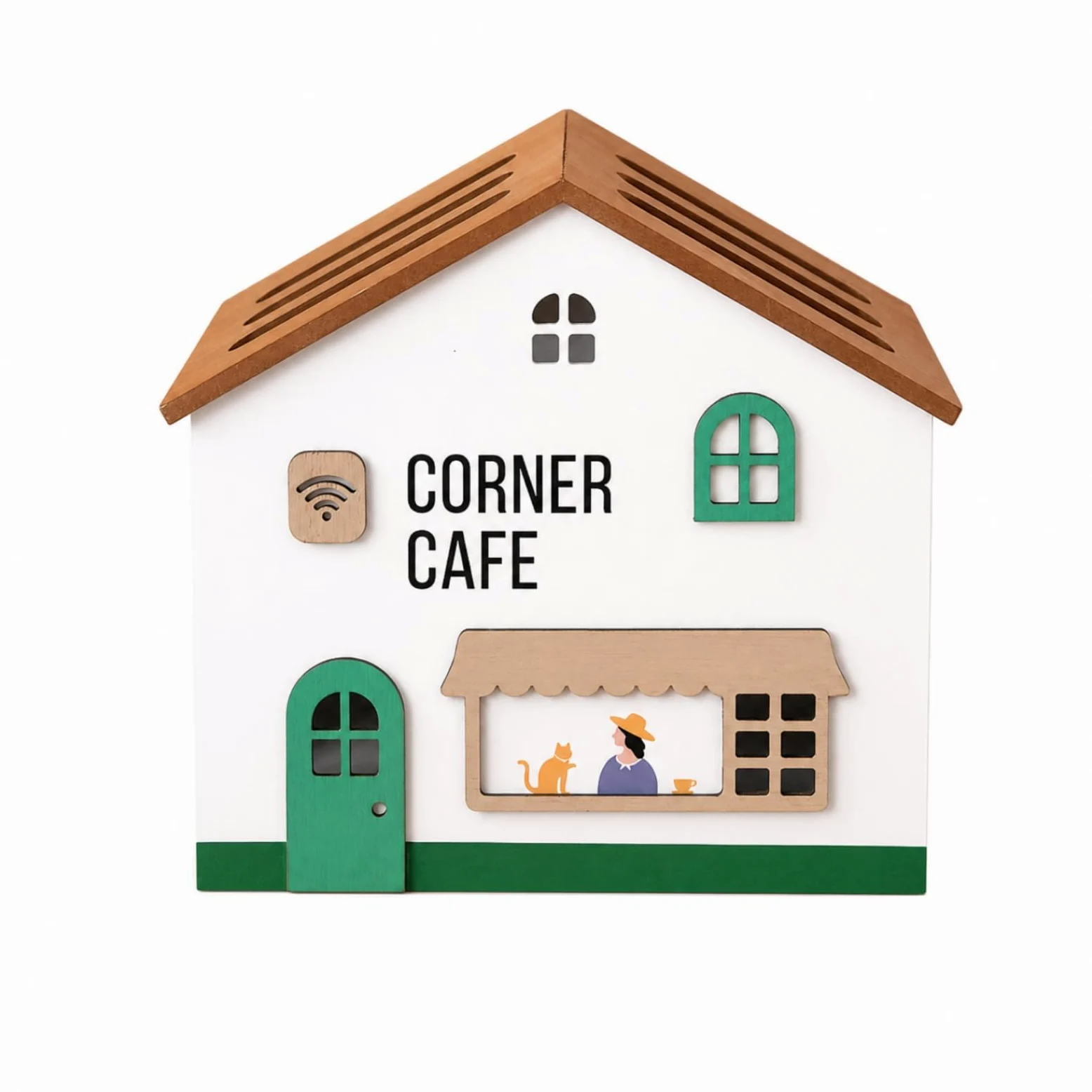 Scatola Organizer per Cavi Resistente | In Legno, Decorativo, Organizzatore per cavo Coperchio