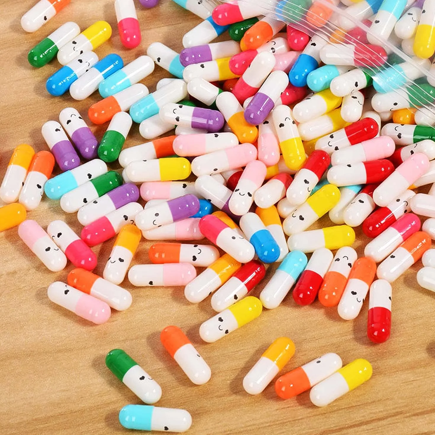 Capsule messaggio lettere d'amore arrotolate 200 pezzi sorriso viso regalo fidanzato