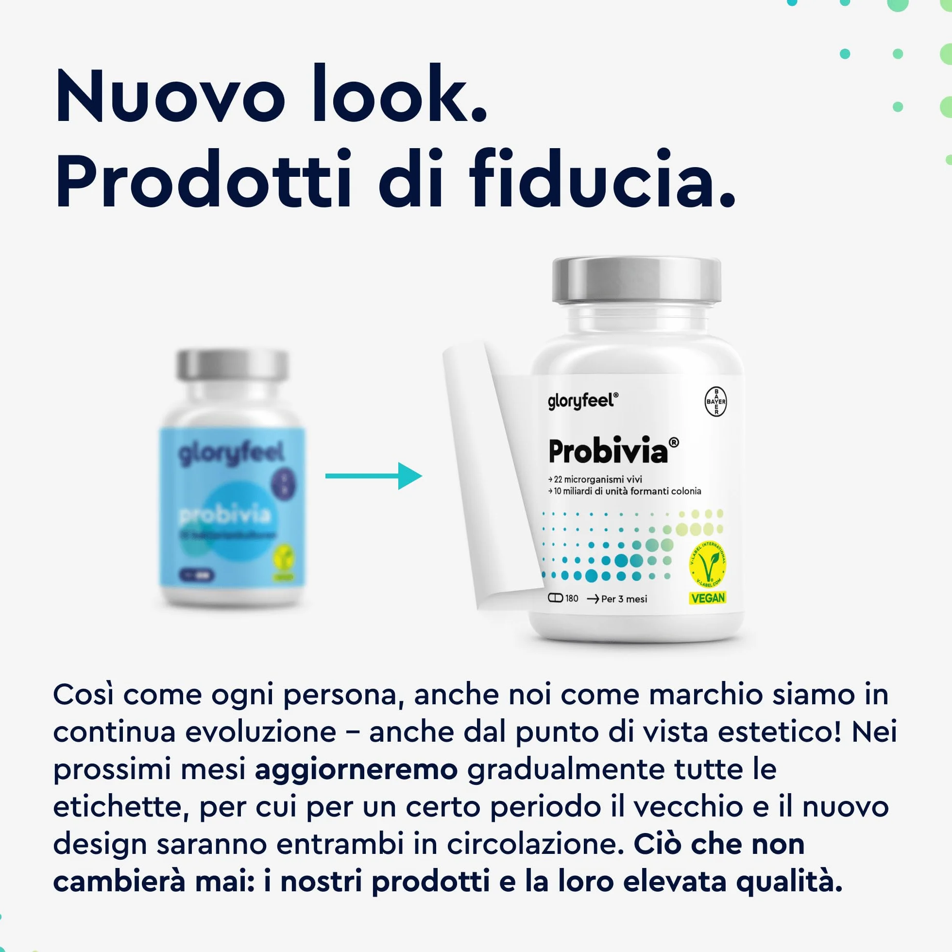 Probiotici Fermenti Lattici 180 Capsule 22 Ceppi Batterici 10 Miliardi CFU Lactobacillus Bifidobacterium Inulina