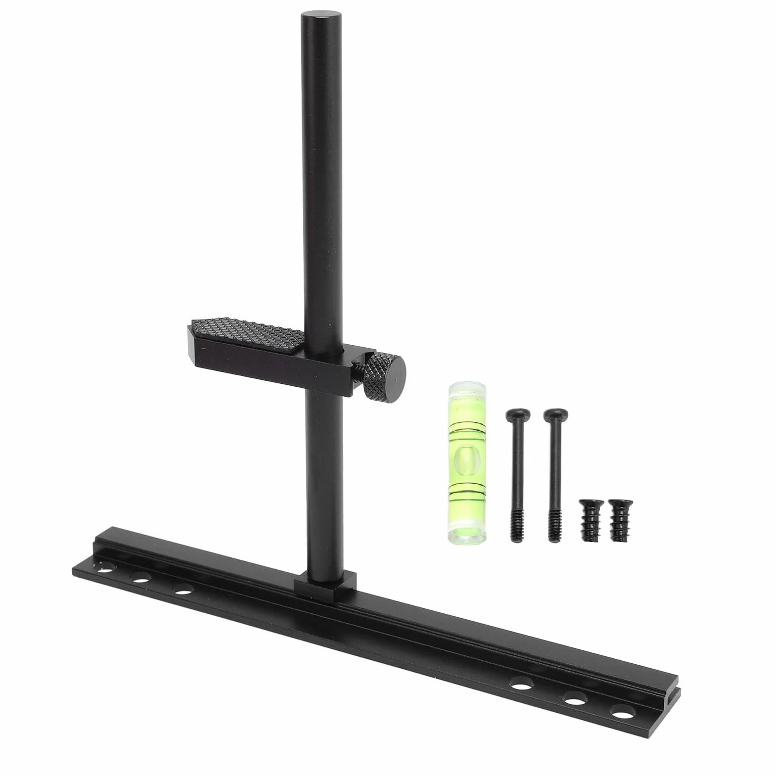 ASHATA Supporto GPU per Scheda Grafica - Supporto Regolabile per Scheda Video, Supporto per GPU in Lega di Alluminio, Ventola da 9 cm, 12 cm, 14 cm, per Case ITX MATX ATX (Nero)