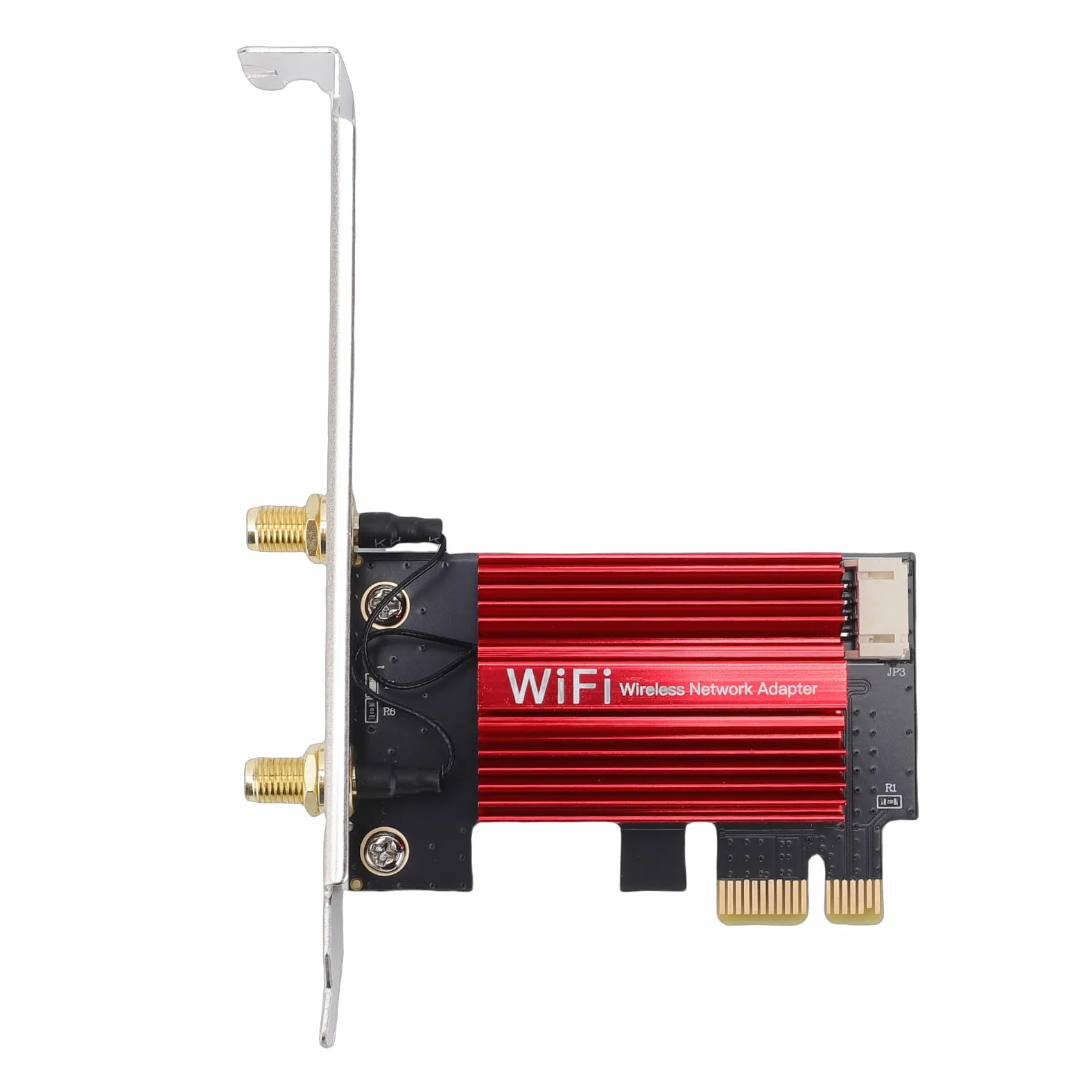Bewinner Scheda WiFi WiFi 7 PCIe, Bluetooth 5.4, Adattatore di Rete Wireless Desktop Tri-Band 6G 5G 2.4G per 10 11, velocità 2880Mbps, Antenna 12dBi