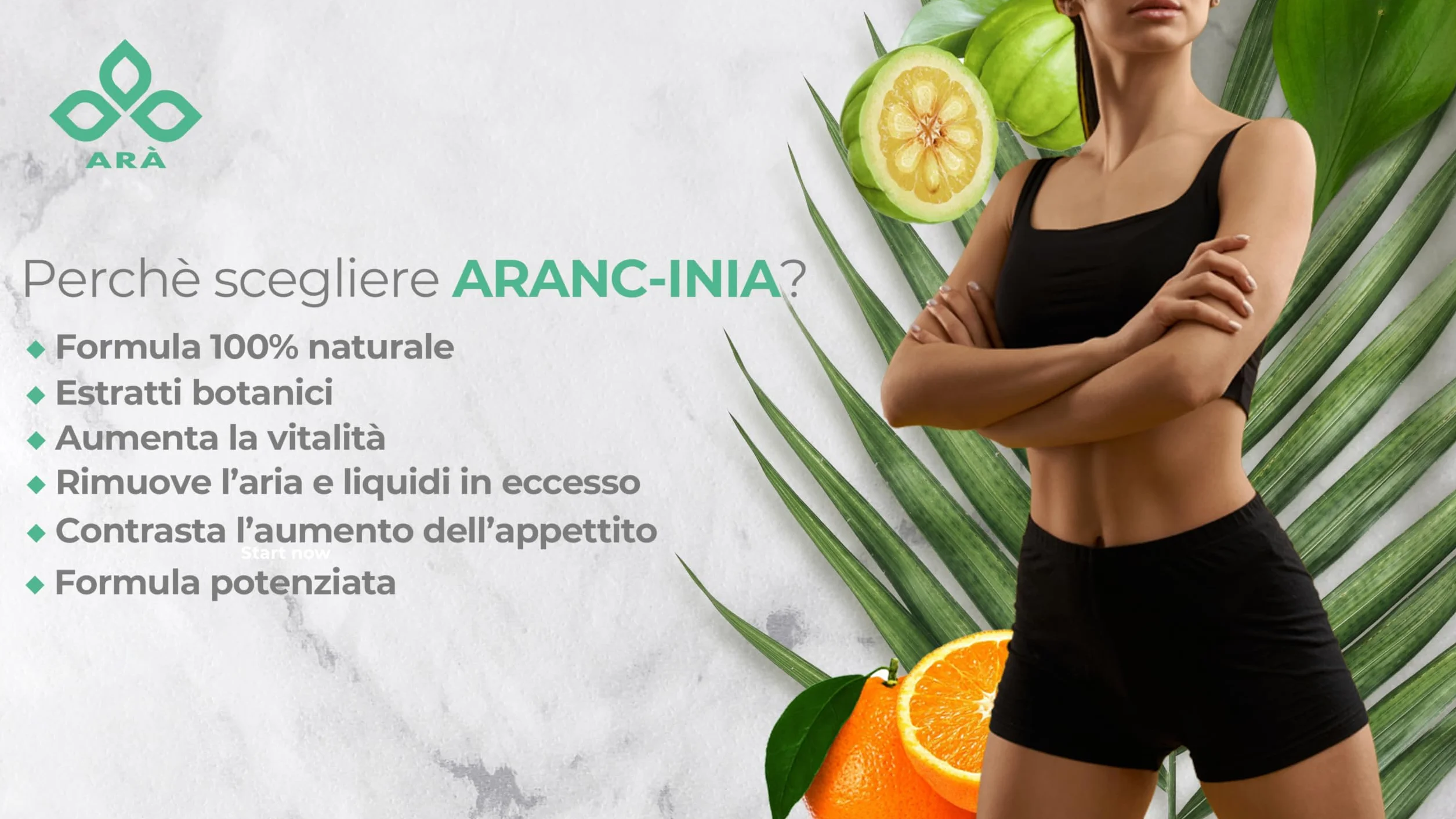 ARÀ Garcinia Cambogia Integratore Alimentare 60 CPR Made in Italy
