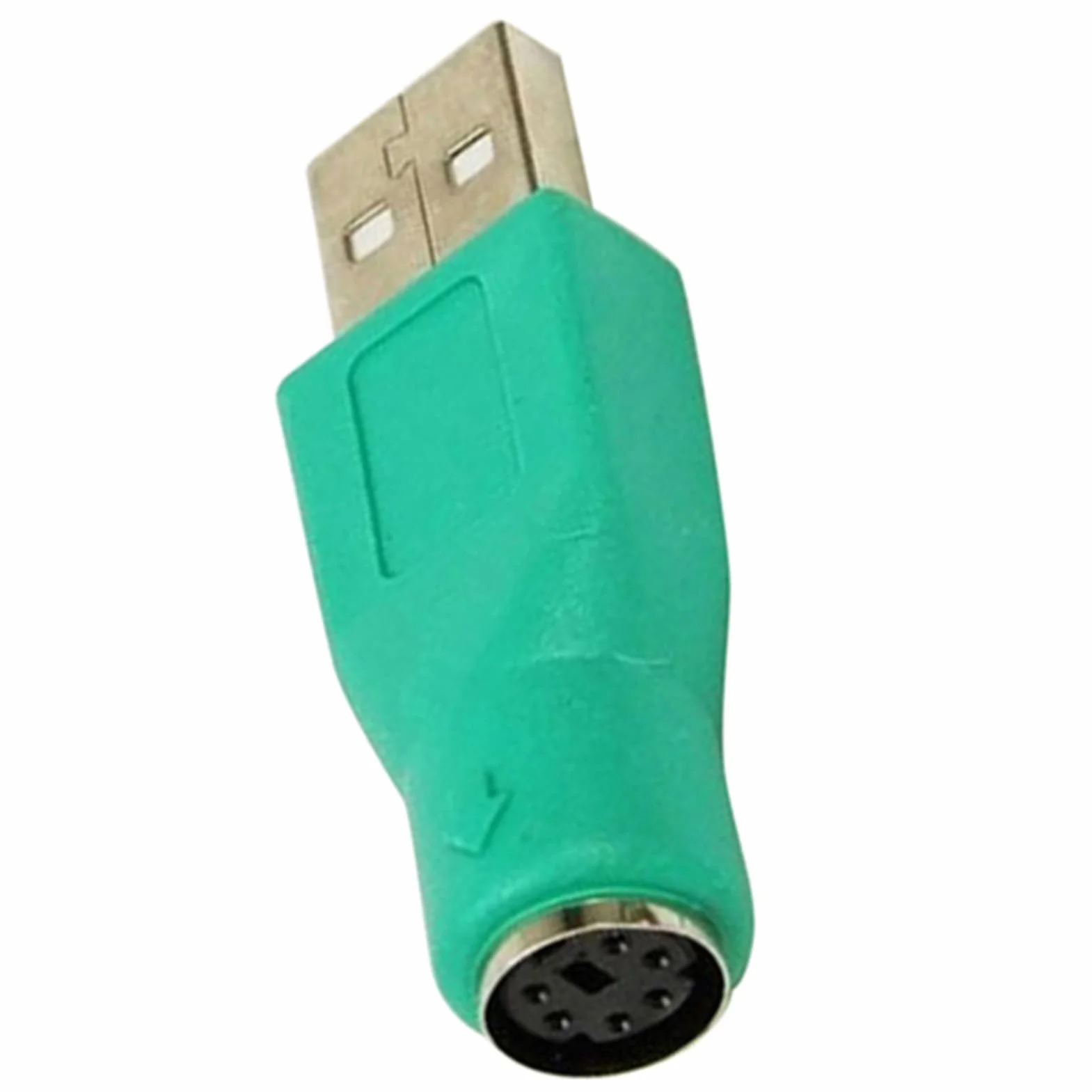 Adattatore verde freddo USB maschio a PS2 femmina adattatore convertitore per tastiera mouse