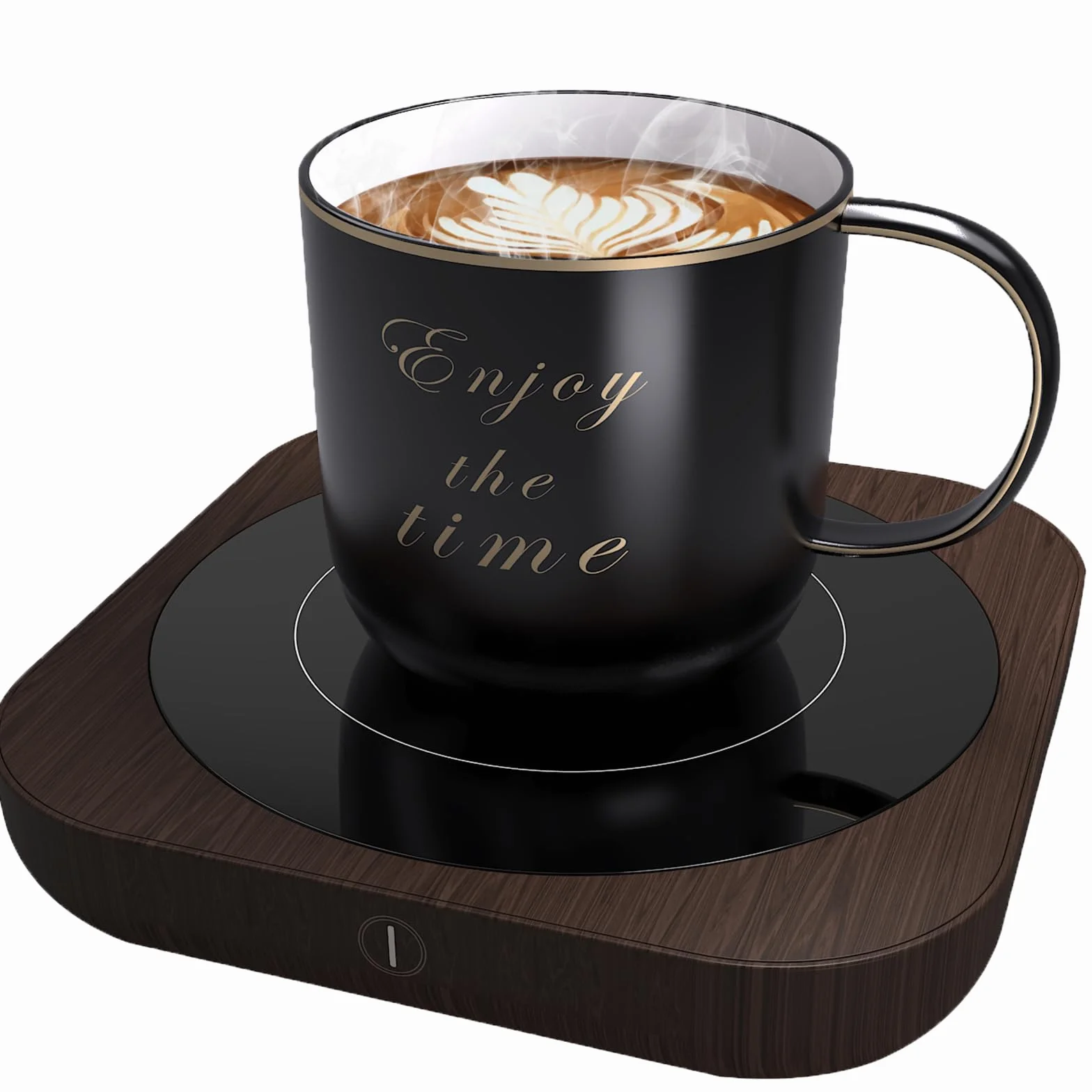 MQFORU Scaldatazze da Caffè Scaldabevande Elettrico con Tecnologia Touch a3 Temperature Regolabili (fino a 180 ℉/80 ℃), 4H Spegnimento Automatico Scaldatazze Scalda tè Regalo di Natale, DS1289