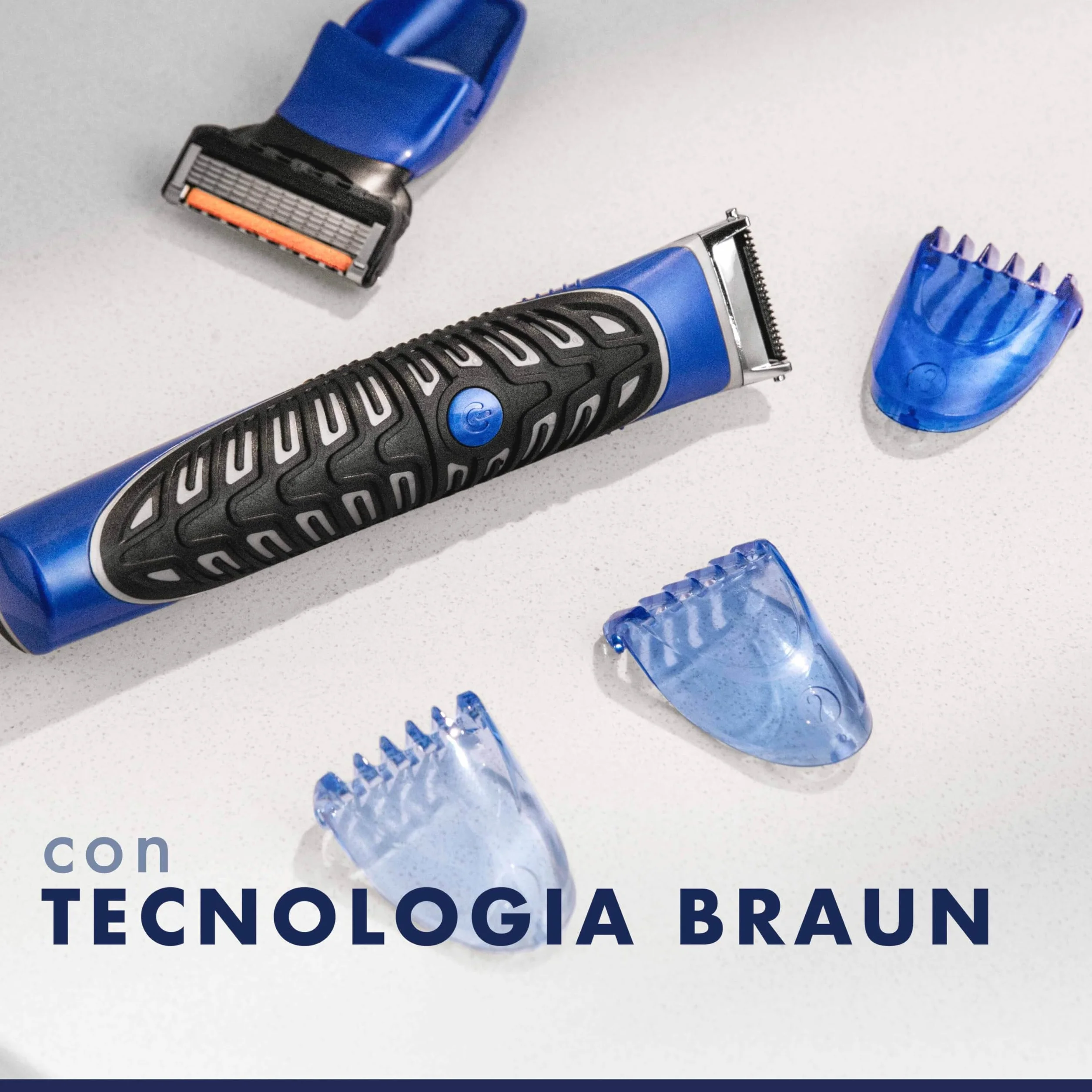 Gillette Styler All-in-One Rasoio Elettrico Barba con Tecnologia Braun