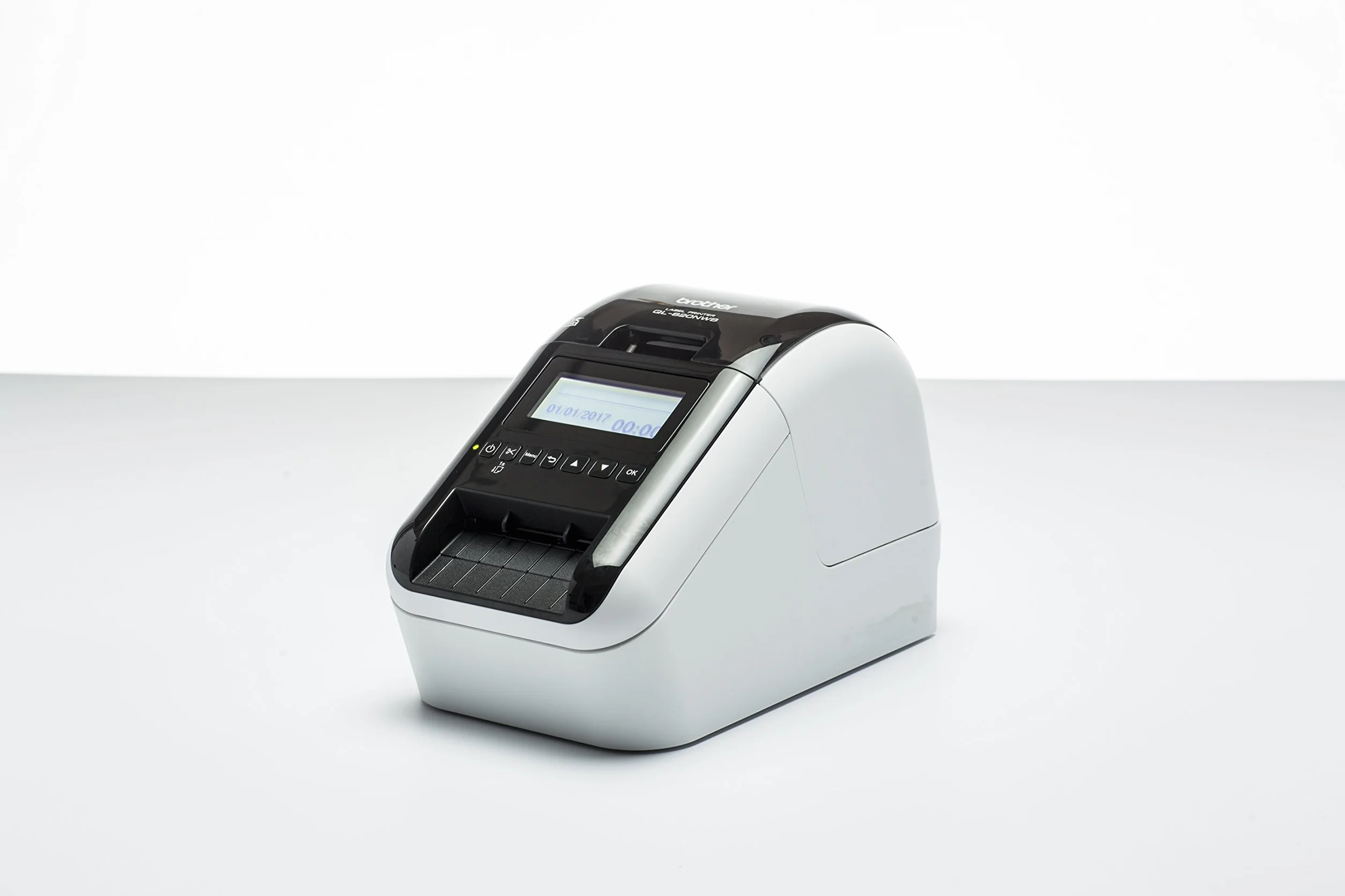 Brother QL-820NWB Stampante di Etichette, Wi-Fi, Bluetooth 2.1, USB 2.0, Schermo LCD, Cutter Automatico, Stampa a Nero e Rosso [Provenienza Regno Unito]