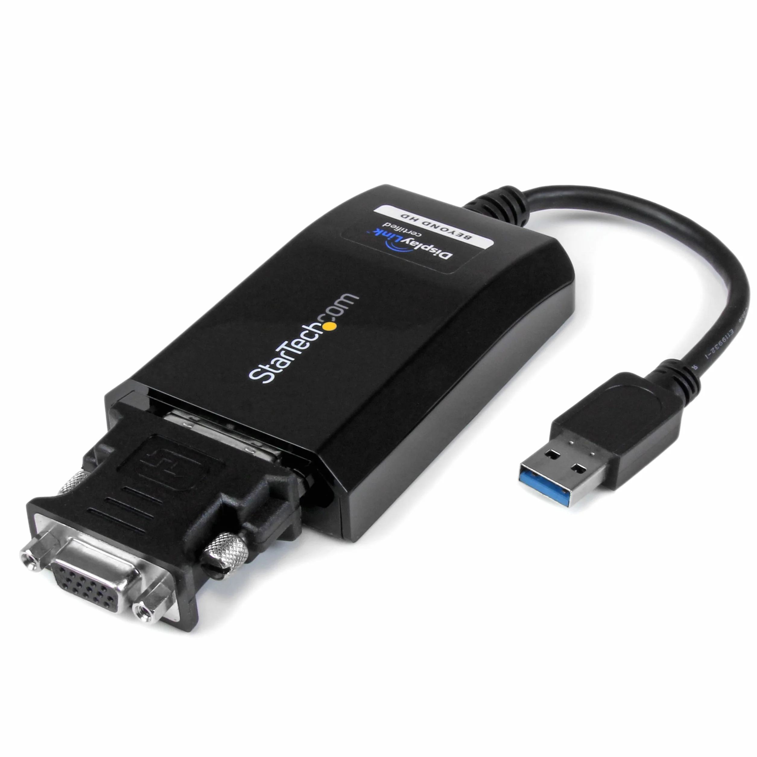 StarTech.com Adattatore USB 3.0 a DVI / VGA, 2048x1152, Scheda video e grafica esterna, Convertitore/ Adattatore per doppio monitor DVI e VGA o 2 display VGA, Supporta Mac e Windows (USB32DVIPRO)