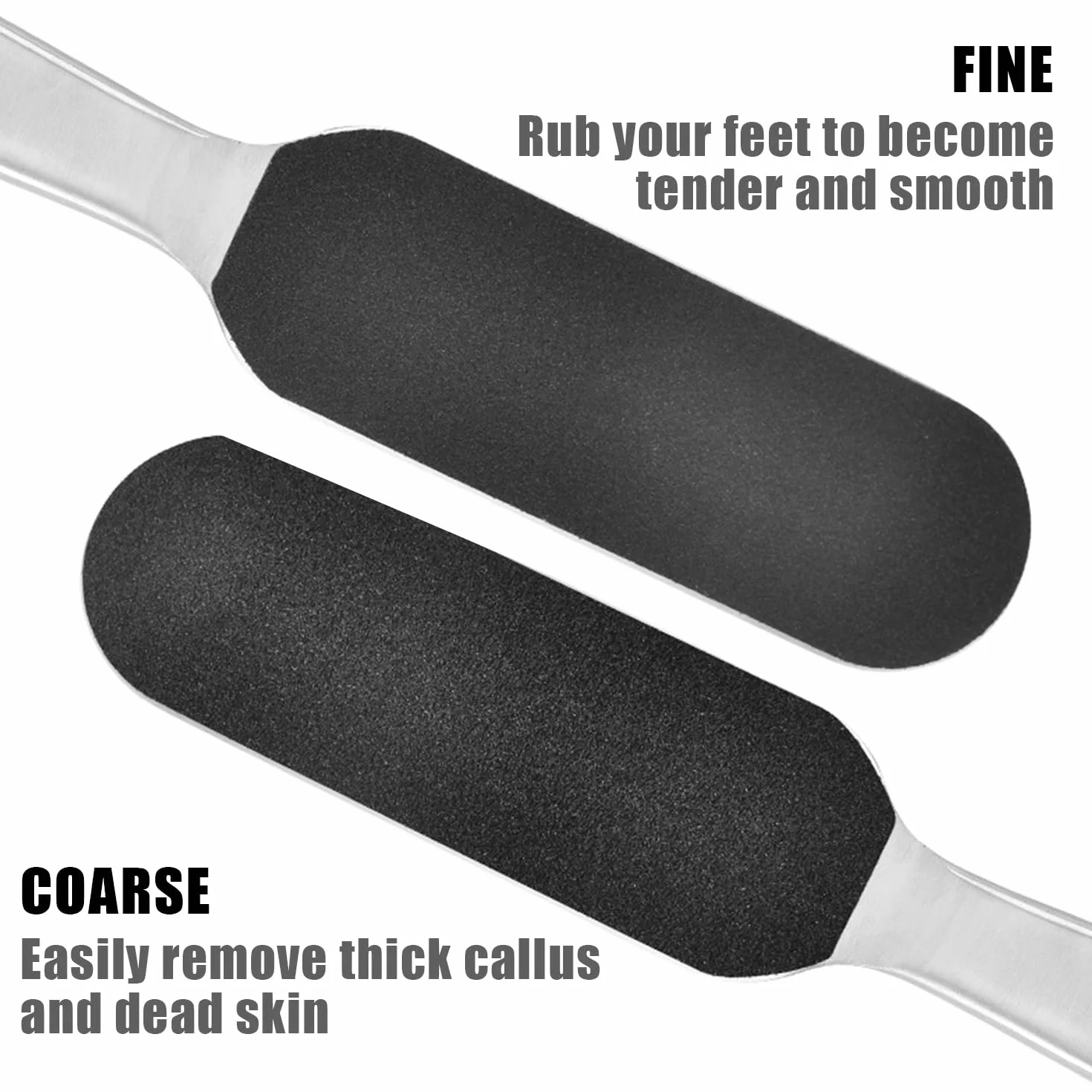 Manico in Acciaio Inossidabile Rimozione Calli Strumenti di Pedicure Professionale