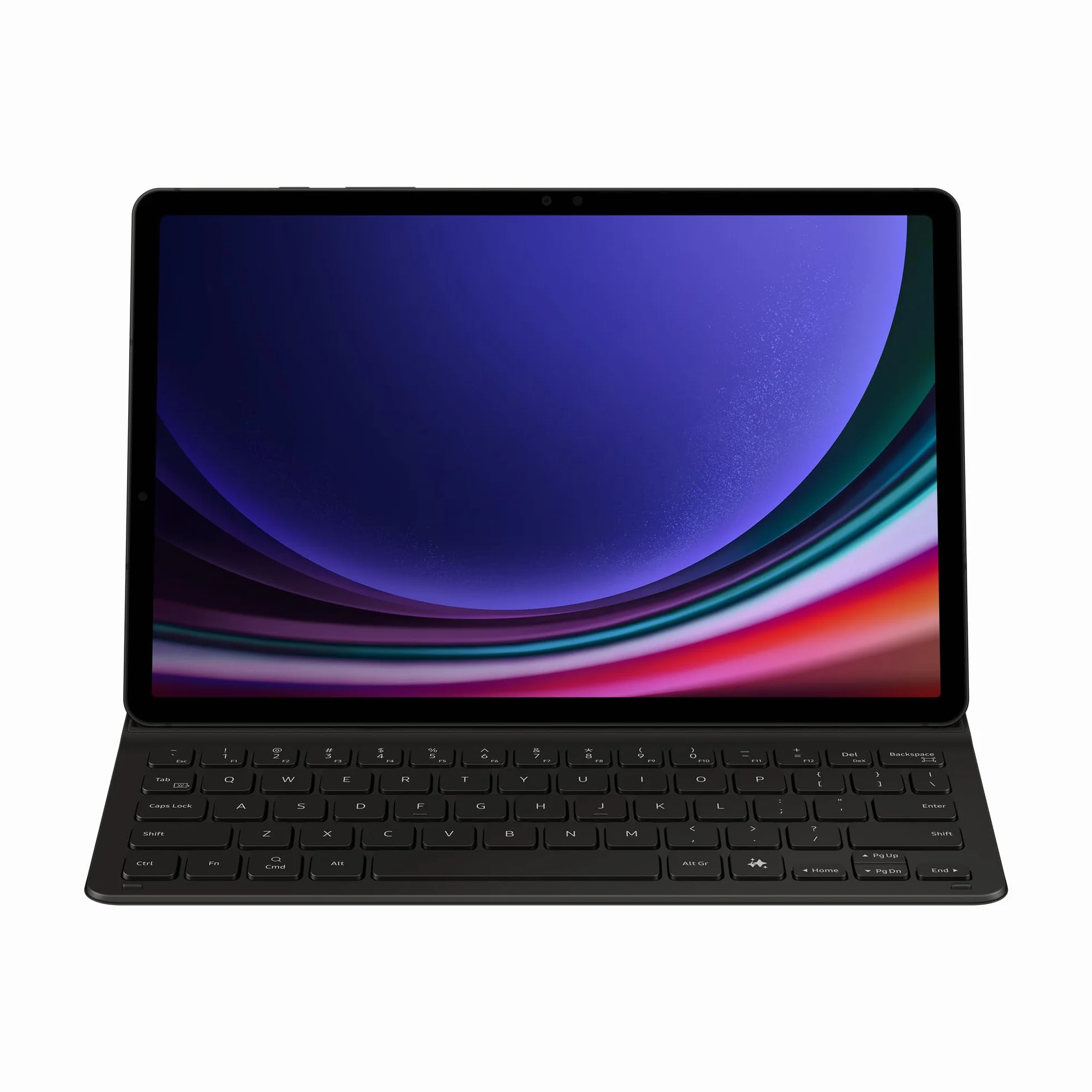 Samsung Book Cover Keyboard Slim Custodia per tablet con tastiera per Galaxy Tab S9 | S9 FE | S10 FE | S10 Lite, Layout Italiano QWERTY, Nero