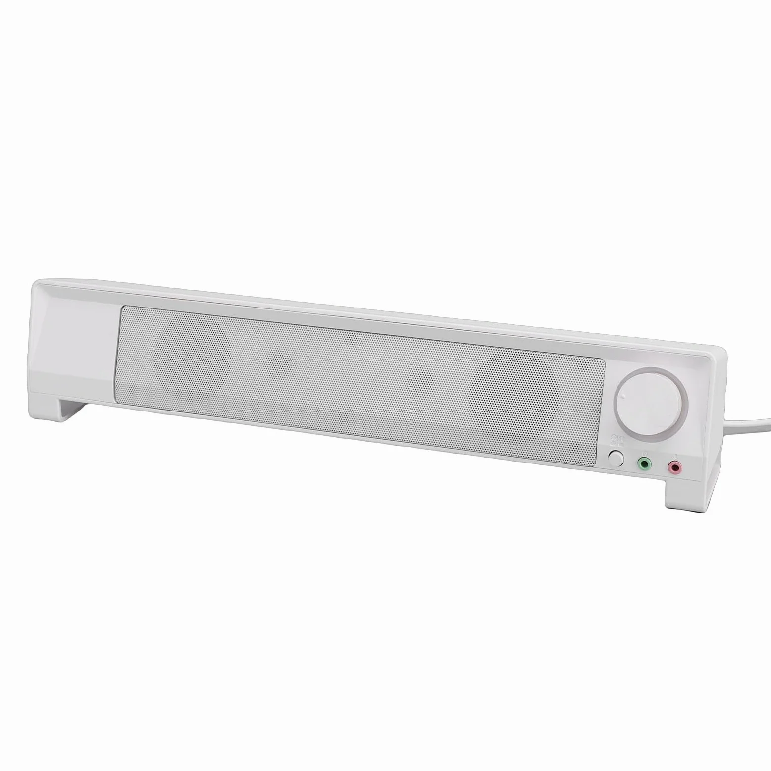 VGEBY Soundbar per Computer, Materiale ABS, Suono Chiaro con Bassi, per PC Desktop e Dispositivi Intelligenti, Ingresso USB da 3,5 Mm