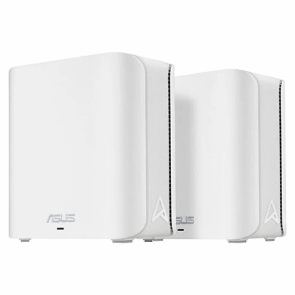 ASUS ZenWiFi BD4 2- Per Modem Operatore e ONT, Mesh WiFi 7 a doppia banda, 3600 Mbps, Copertura 470 m², Due porte 2,5 G, Controlli di sicurezza e Parental Control, Smart Home SSIDs, 2 Pezzi, Bianco