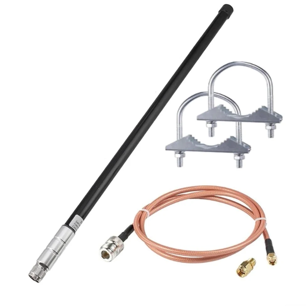 Resistente alle intemperie per lora 55 cm per elio, resistente alle intemperie per lora | Gamma di frequenza 860-930 MHz, polarizzazione verticale, impedenza 50 Ohm, VSWR ≤ 1,5, ideale per lungo raggio