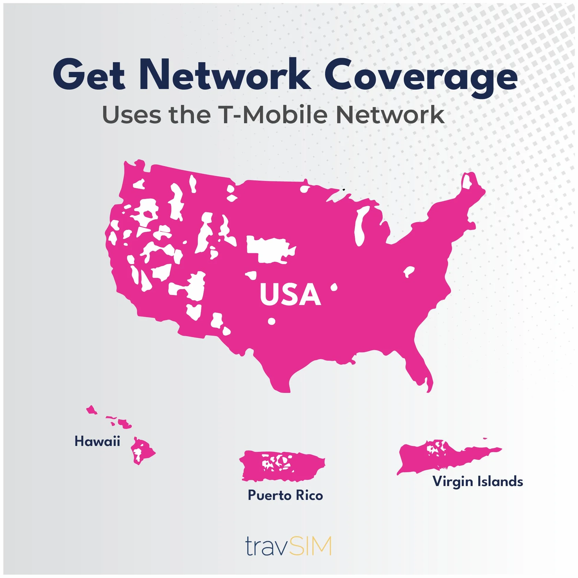 eSIM USA Nativa – Compatibile con T-Mobile | Dati 5G illimitati negli Stati Uniti | Chiamate e SMS illimitati | Validità 7 giorni | Consegna immediata via e-mail