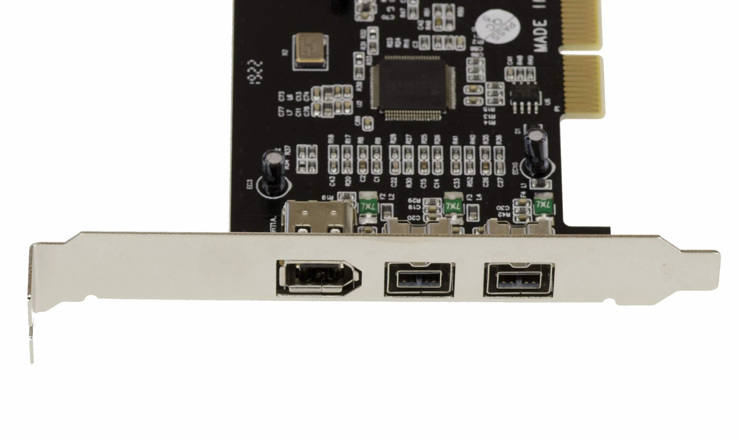 KALEA-INFORMATIQUE Scheda controller PCI Firewire 800 e 400 IEEE1394A e IEEE1394B su porta PCI a 2+1 uscite con chipset TI SN082AA2