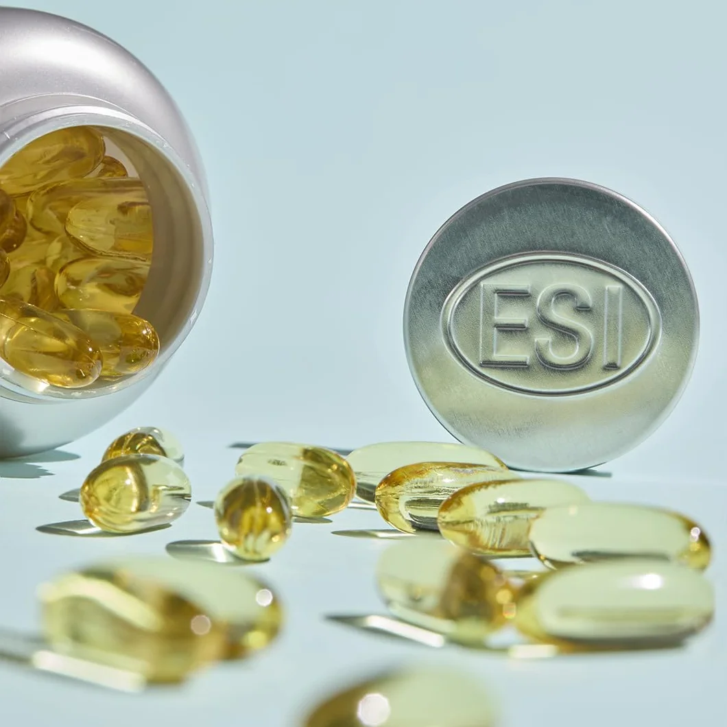 ESI Omega V Vegan Integratore Alimentare Omega 3 6 7 9 Olio di Semi di Lino 120 Perle