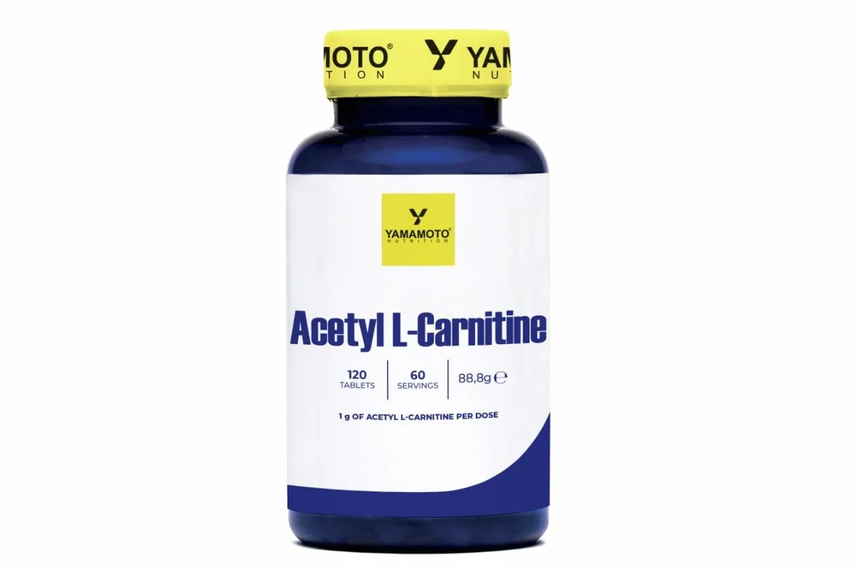 YAMAMOTO Nutrition Acetyl L-CARNITINE 60 compresse Integratore Alimentare Acetil Carnitina 1000mg