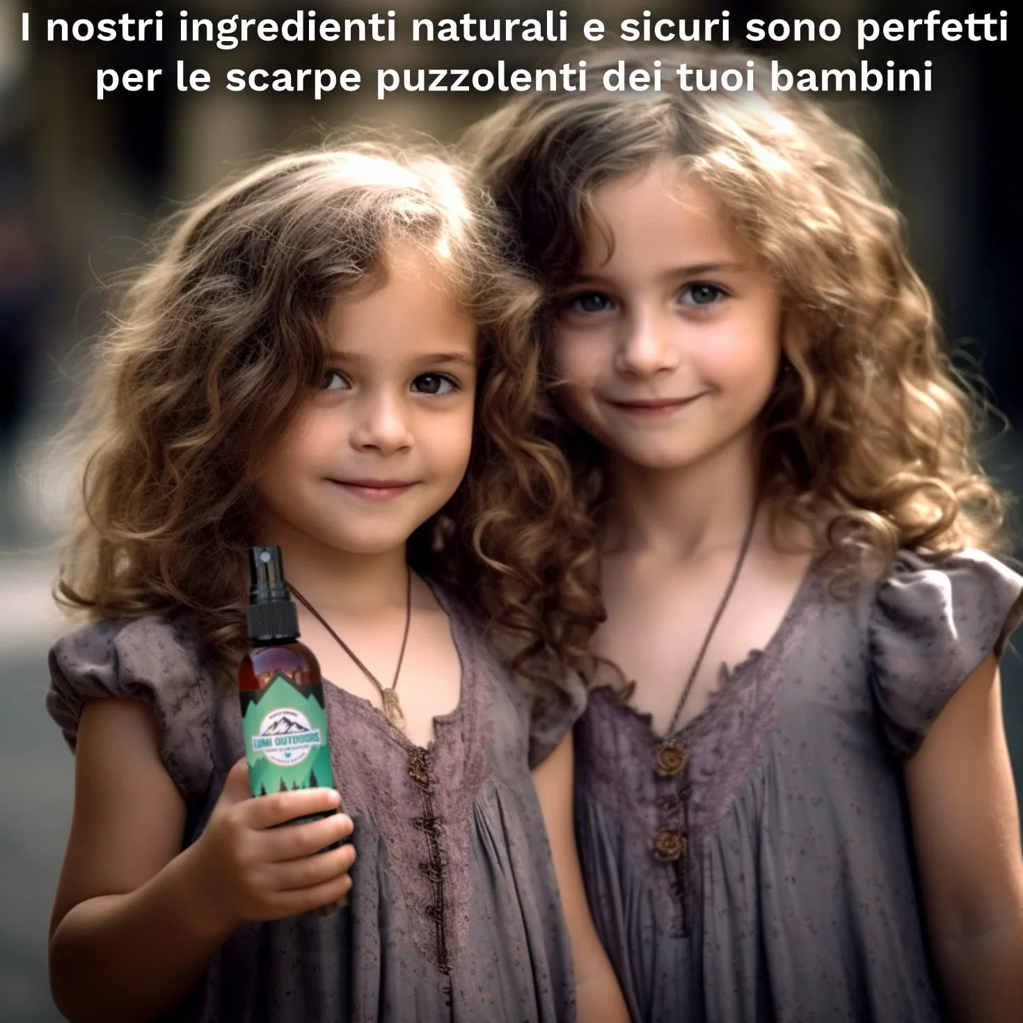 Lumi Outdoors Deodorante Spray per Scarpe Elimina Odori Eucalipto Citronella