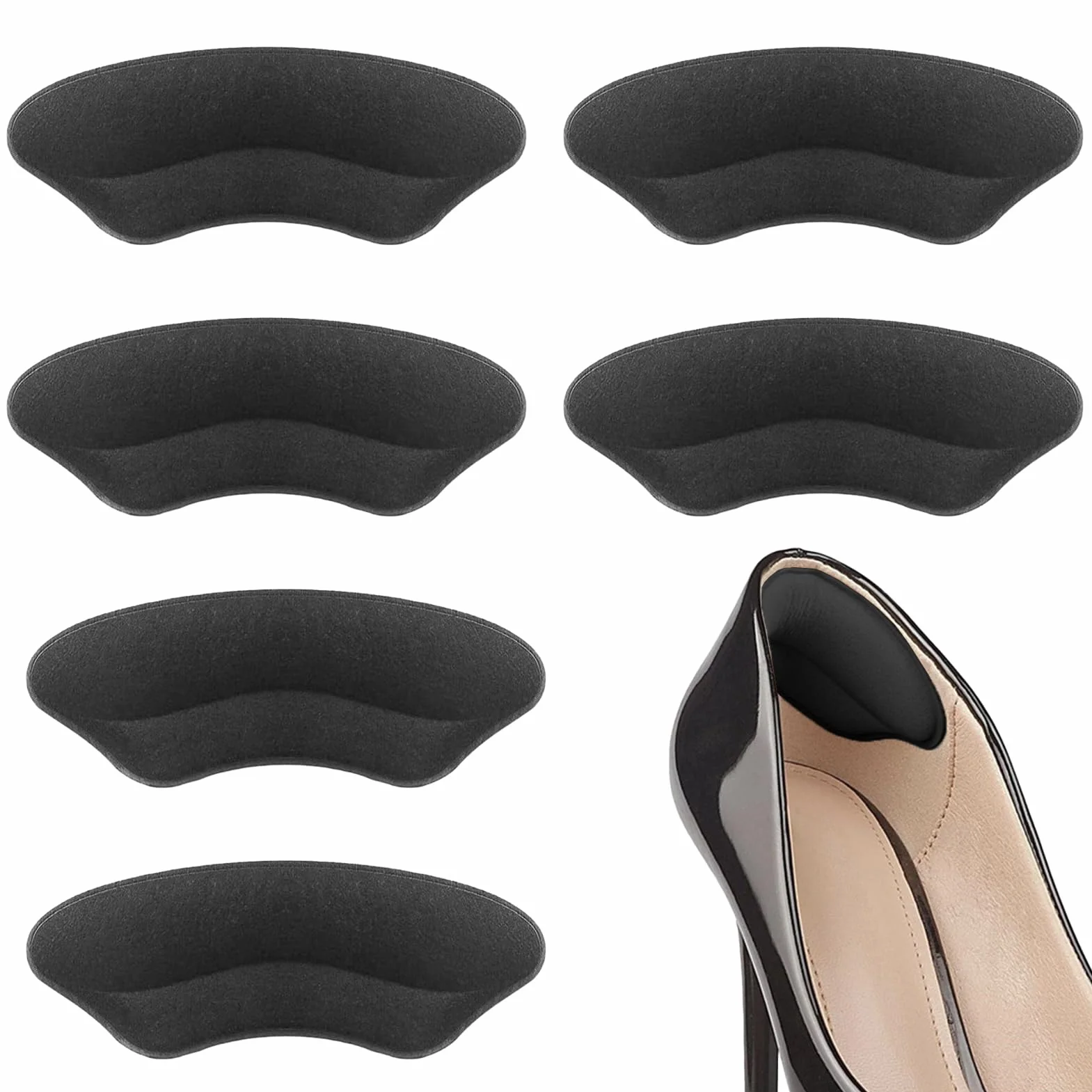Cuscinetti Tallone con Inserti in Spugna per Tacchi alti e Scarpe Casual