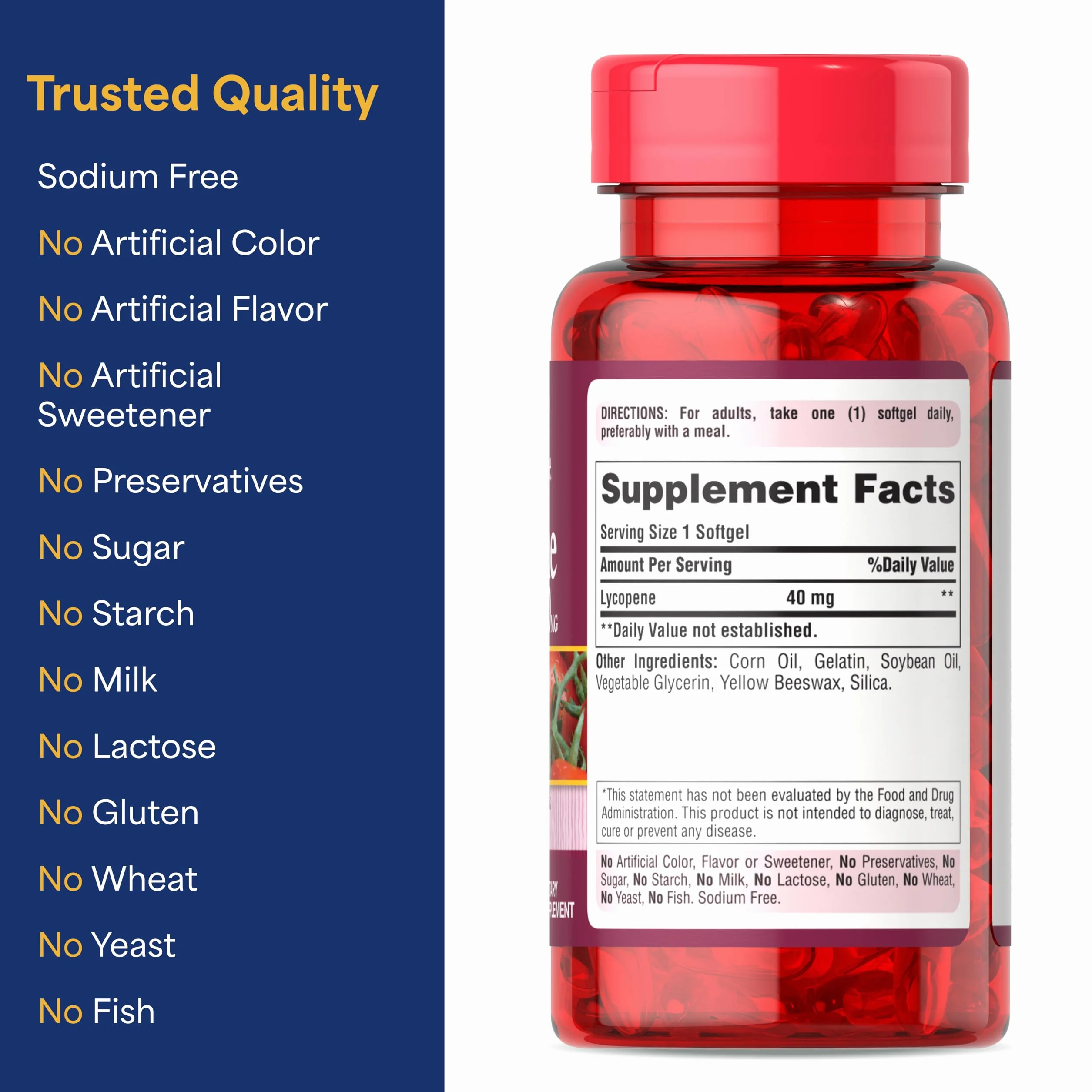 Lycopène 40 mg 60 capsules