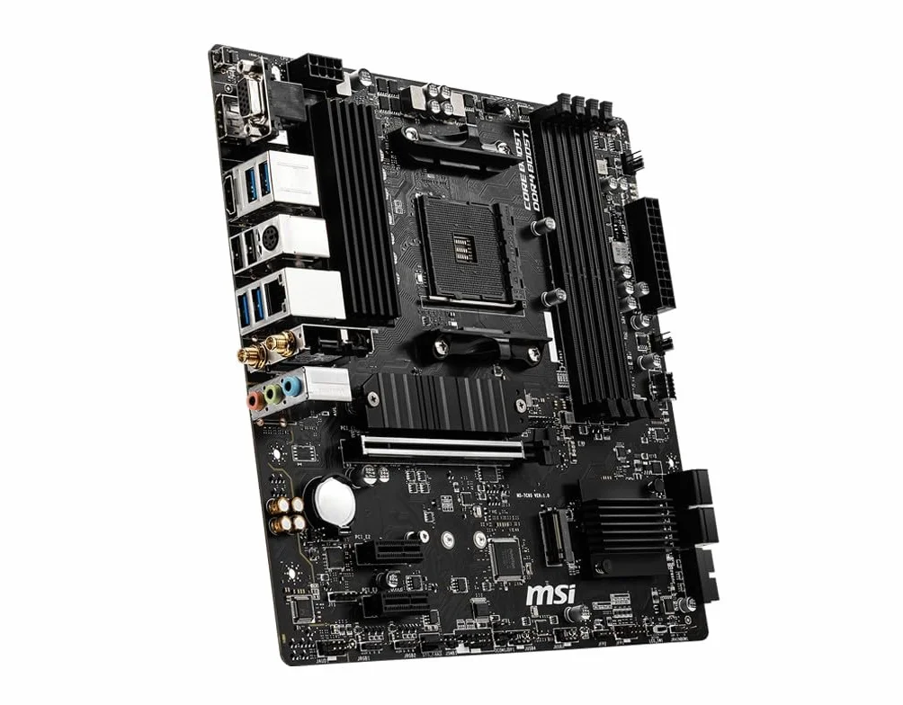 MSI B550M PRO-VDH WiFi Scheda madre (AMD AM4, DDR4, PCIe 4.0, SATA 6Gb/s, M.2, USB 3.2 Gen 1, Wi-Fi, D-SUB/HDMI/DP, Micro-ATX)