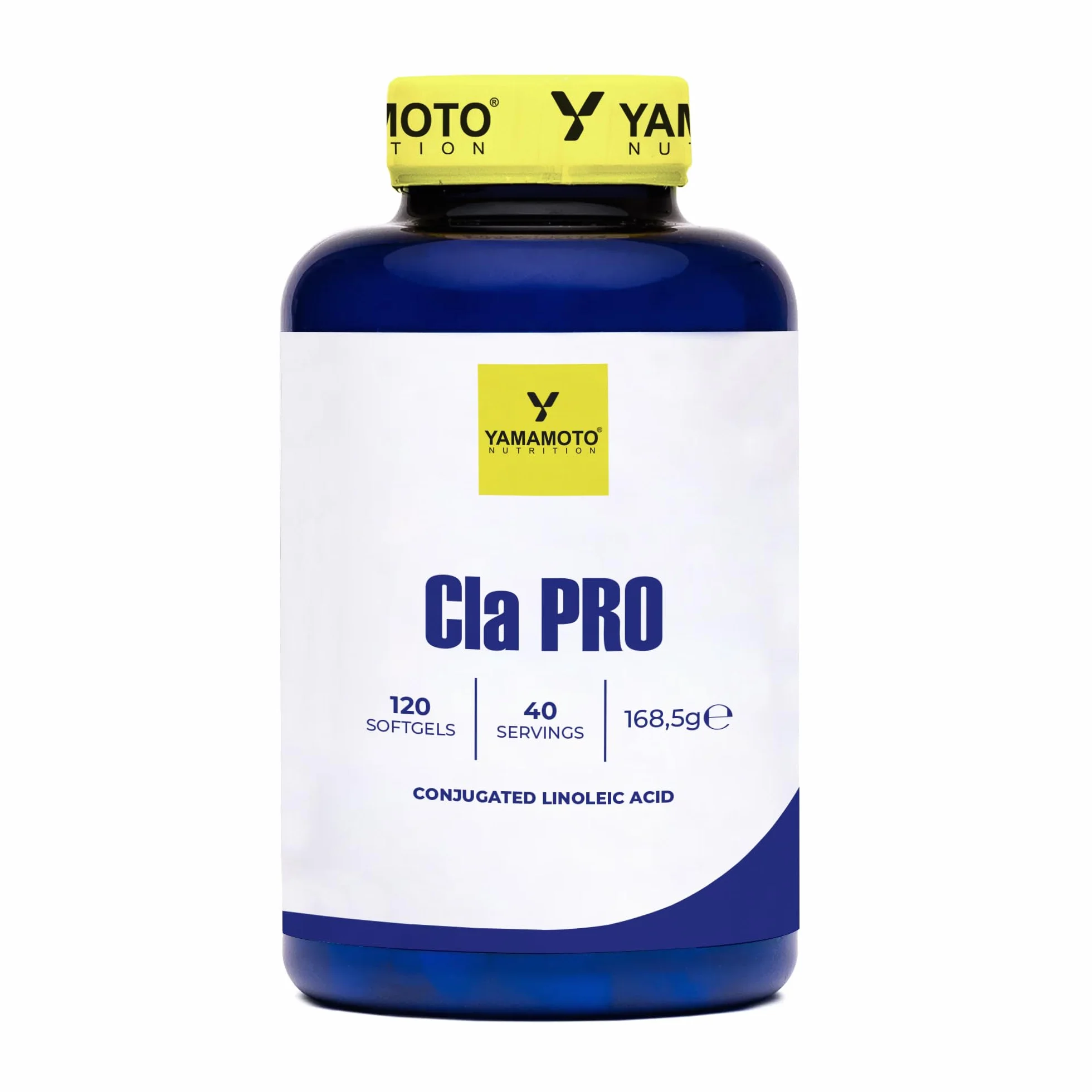 YAMAMOTO NUTRITION Cla PRO Clarinol 120 Softgels, Integratore Alimentare Acido Linoleico Coniugato Olio di Cartamo Naturale