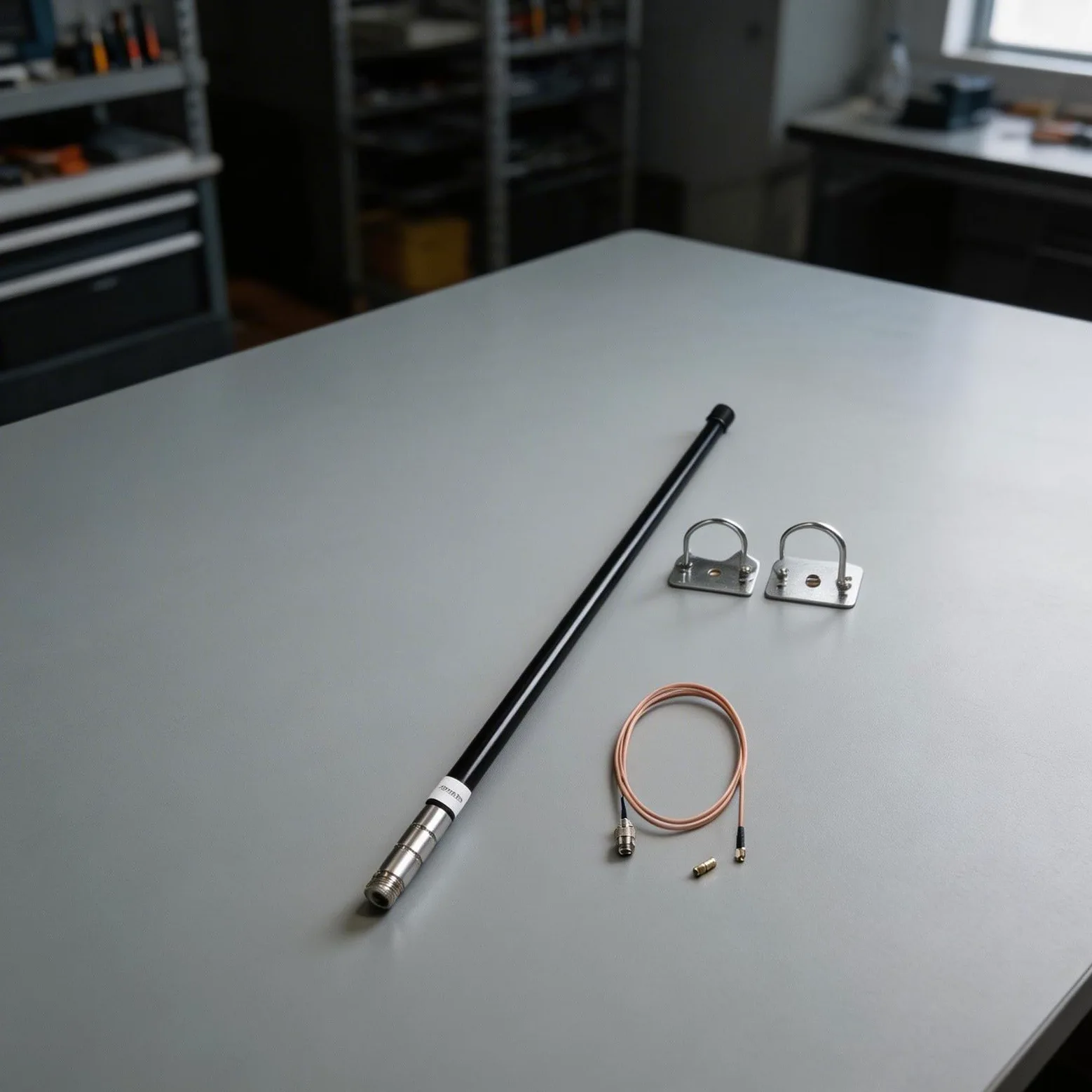 Resistente alle intemperie per lora 55 cm per elio, resistente alle intemperie per lora | Gamma di frequenza 860-930 MHz, polarizzazione verticale, impedenza 50 Ohm, VSWR ≤ 1,5, ideale per lungo raggio