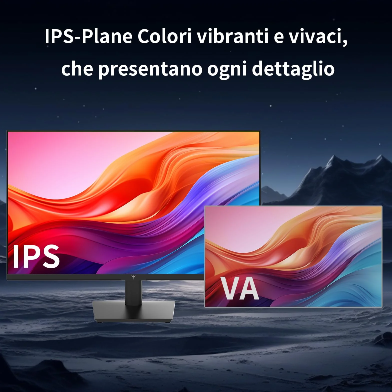 KTC Monitor 27 Pollici, QHD 100Hz (120Hz OC) Schermo PC - IPS Panel, Schermo anti luce blu, 96% DCI-P3, 126% sRGB, Supporto Adaptive Sync, Monitor per il tempo libero e il lavoro (VESA 75 * 75)
