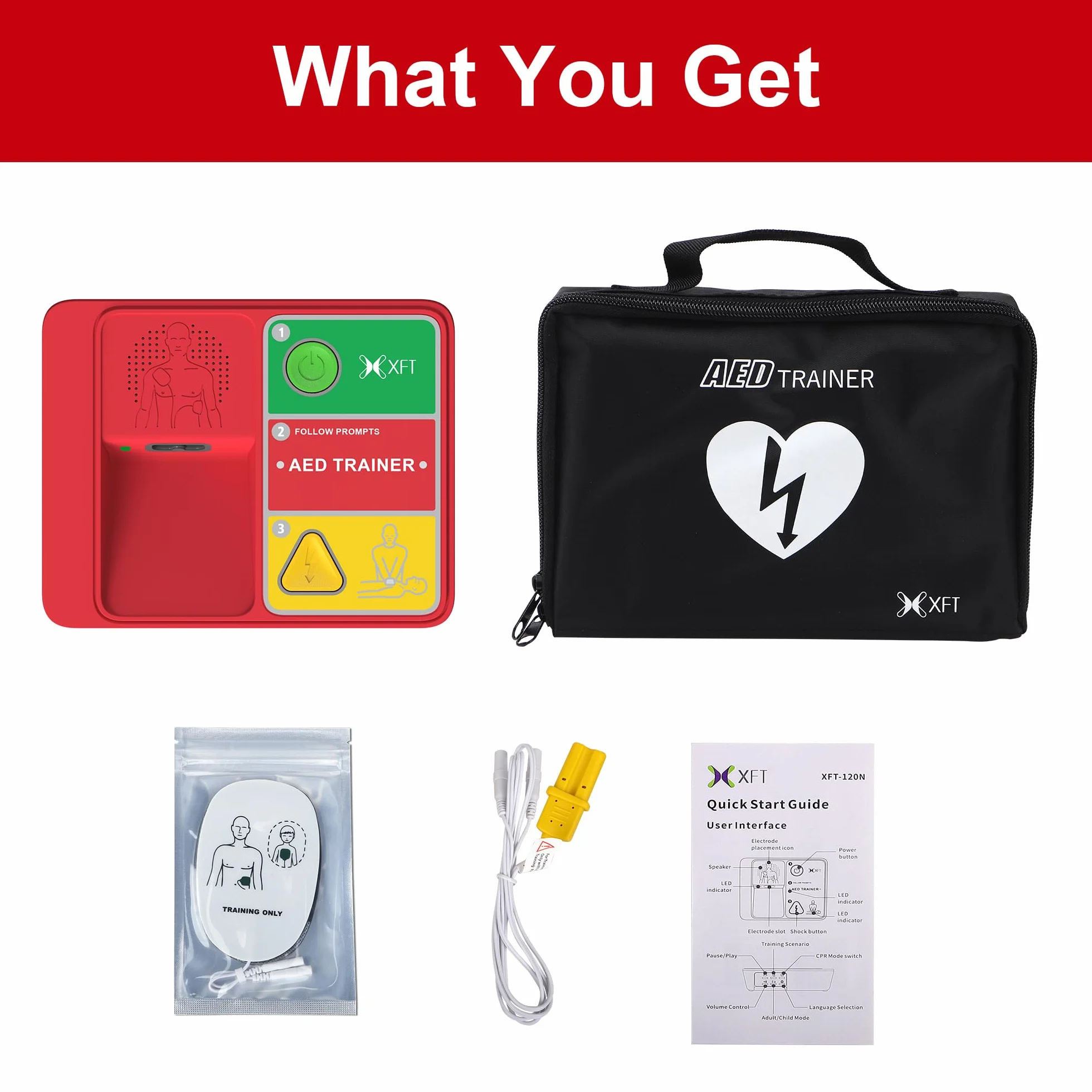 XFT Kit addestramento DAE simulatore defibrillatore CPR XFT-120N