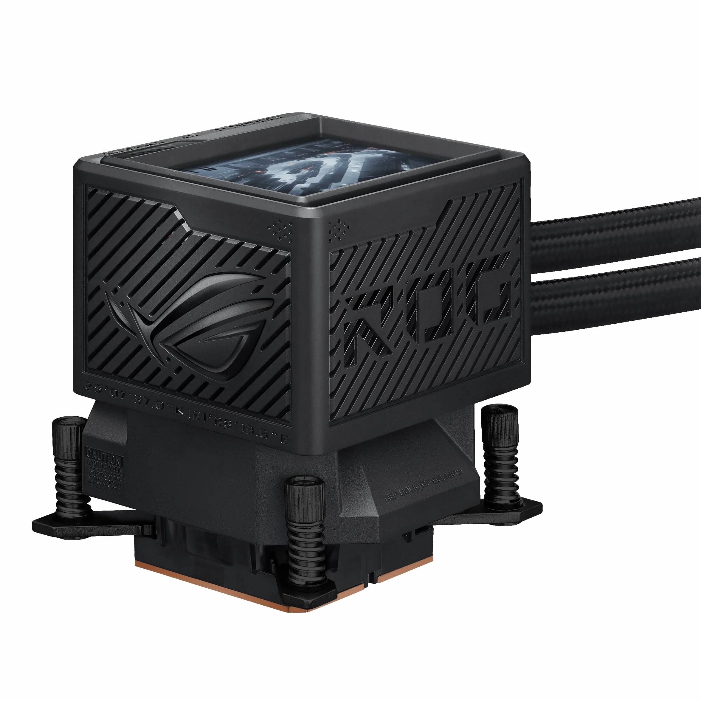 ASUS ROG Ryujin III 360 ARGB Extreme, Dissipatore a Liquido All-In-One con Pompa Emma Gen8 V2, Tre Ventole ROG RGB per un Elevato Flusso d'Aria, Schermo LCD da 3,5" per Monitoraggio, Nero