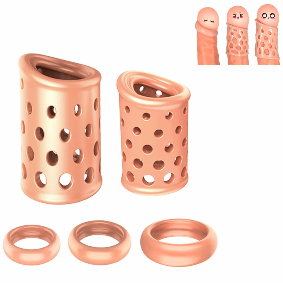 Set 5 Pezzi Anelli Traspiranti Confortevoli Uomo Prevenire Riposizionamenti Resistenza