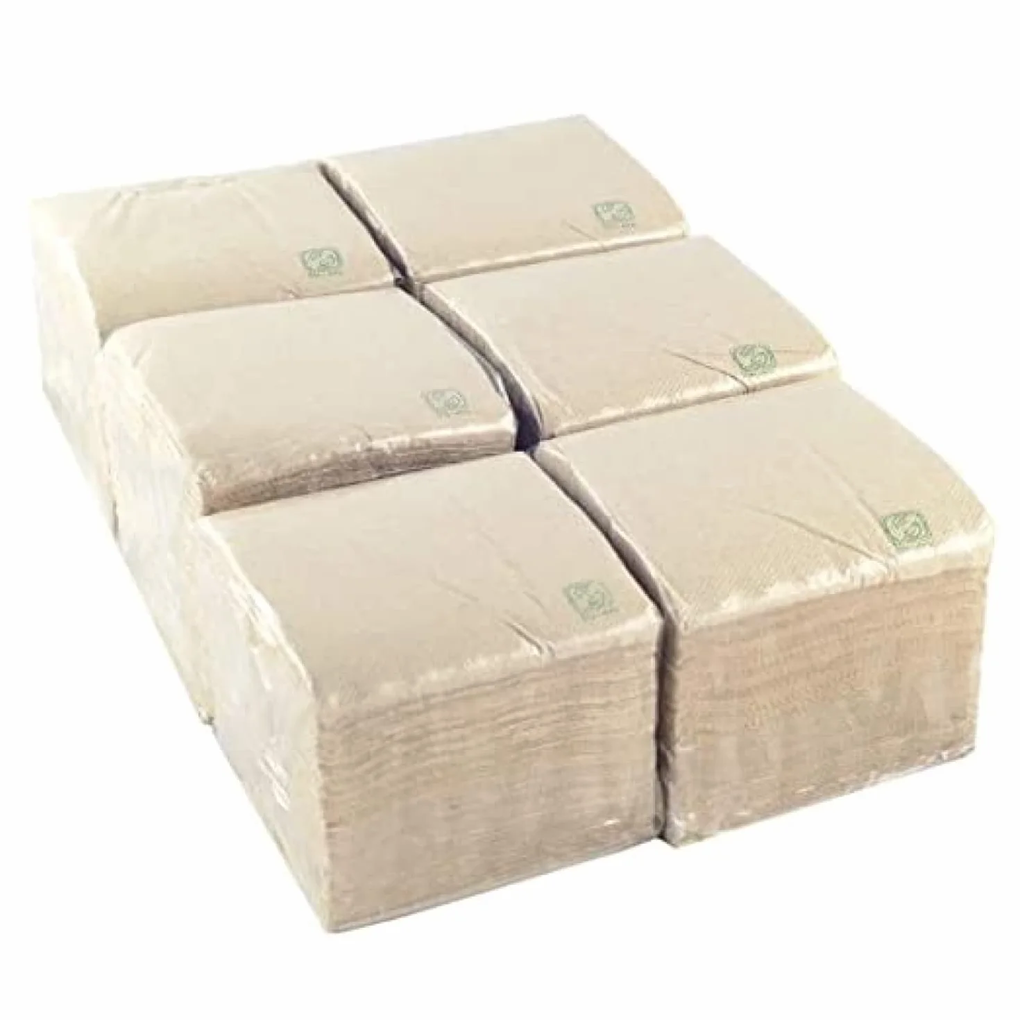 Tovaglioli ecologici Bio-Eco 600 Unità Carta Tissue 100% riciclabile Micropunto 10x10 cm 20x20 cm