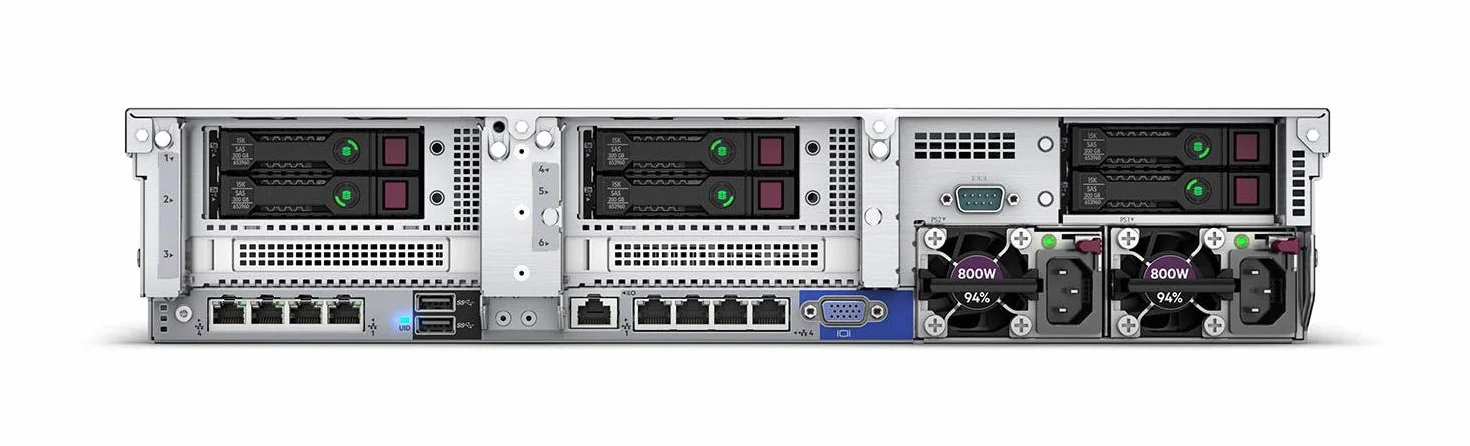 HPE ProLiant DL380 Gen10 Server 2U 2-Way Xeon Silver 4208 2.1 GHz 32 GB RAM SATA/SAS Hot-Swap 3.5" GigE