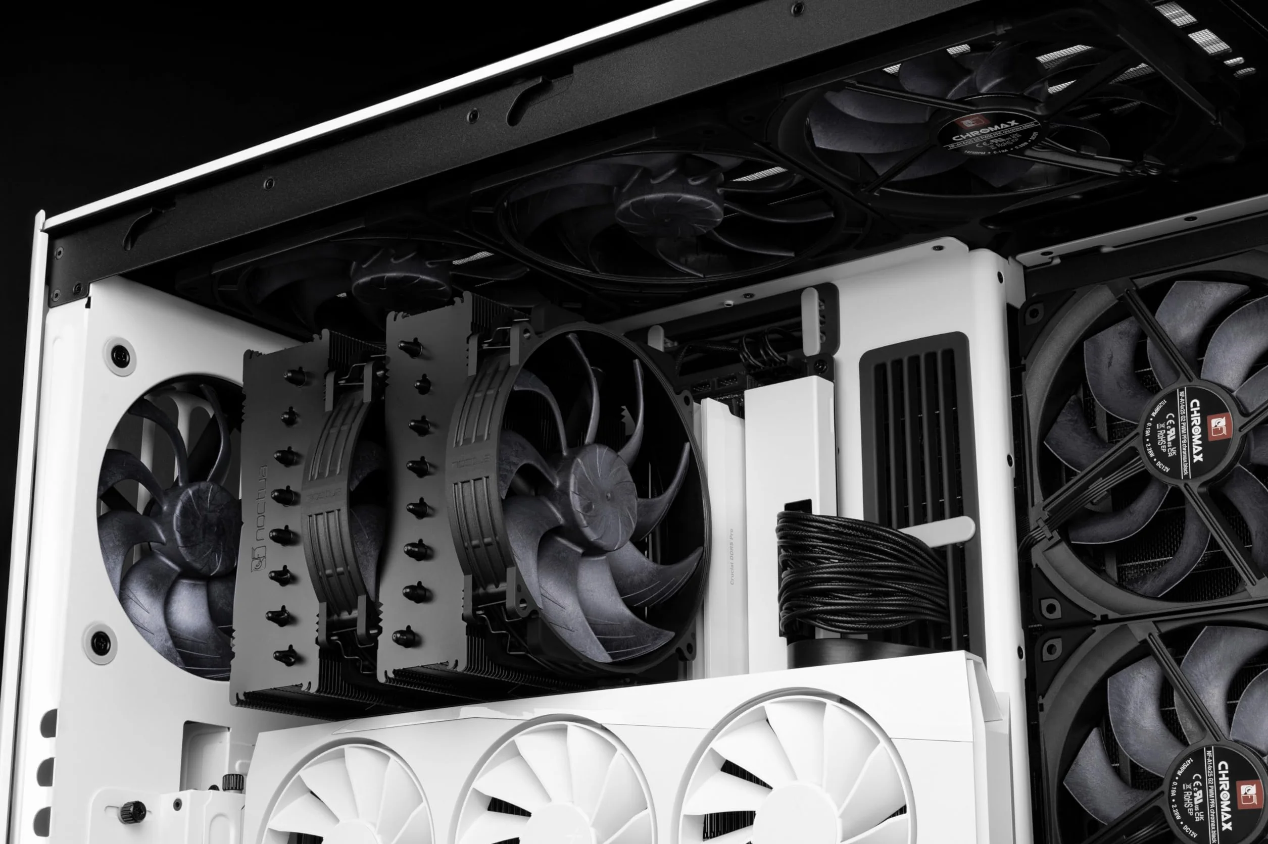 Noctua NH-D15 G2 chromax.black, Dissipatore CPU Premium Dual Tower per AMD AM5/AM4 e Intel LGA1851/LGA1700/LGA1200 (Nero)