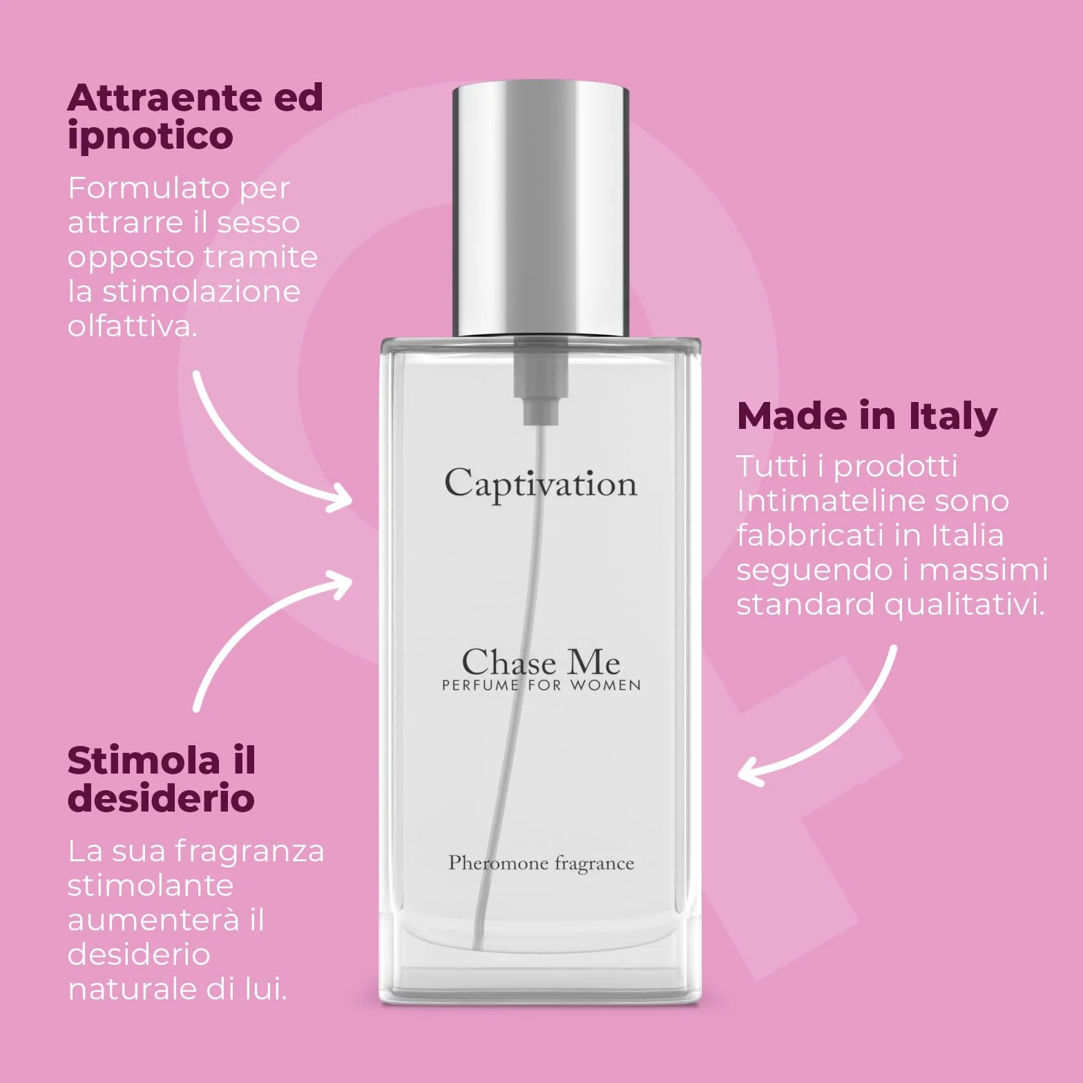 INTIMATELINE Captivation Chase Me Profumo Sensuale ai Feromoni 30 ml Donna